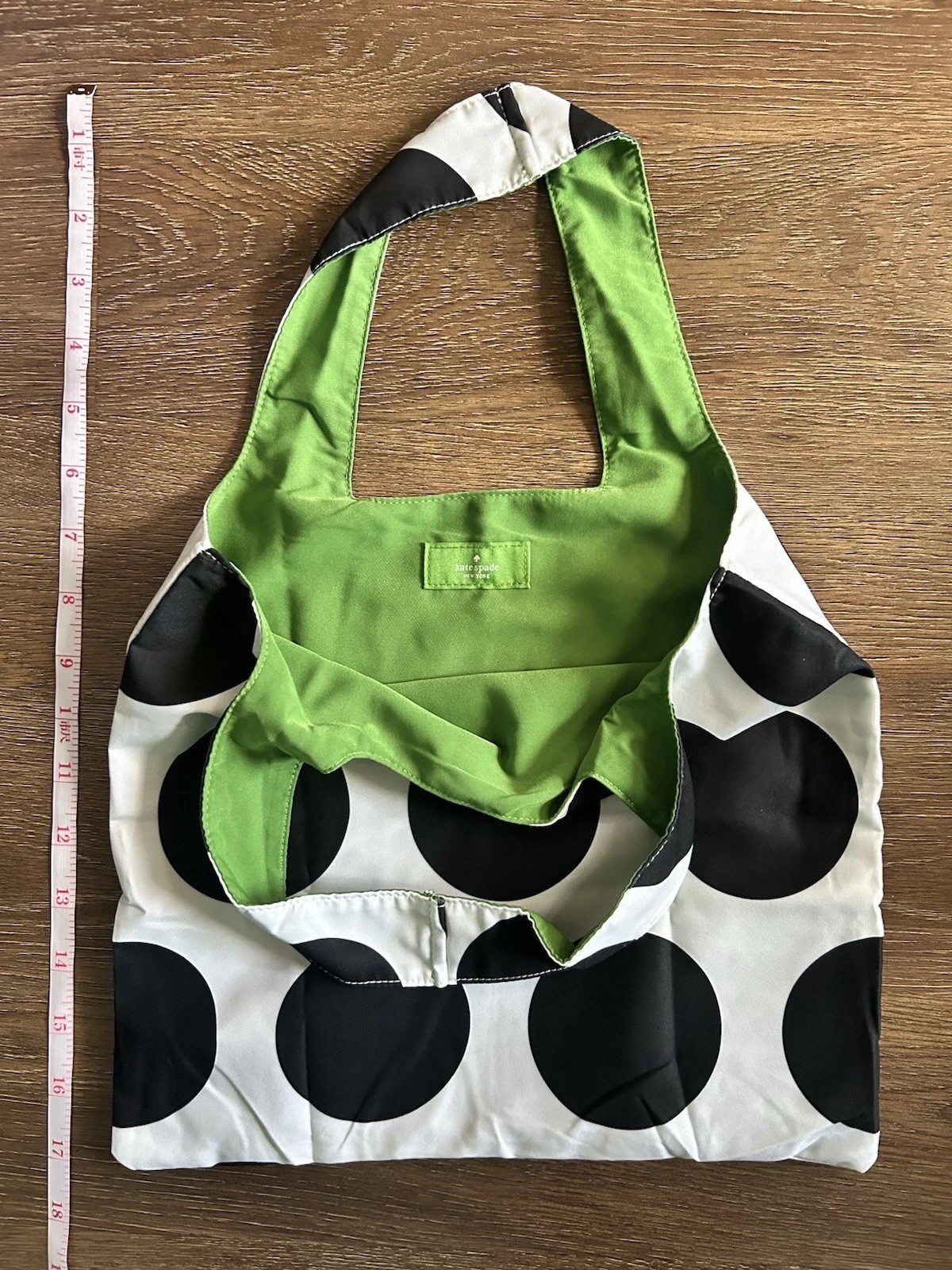 kate spade new york Polka Dot Foldable Lightweight Tote Bag 17×12 25 qt GWP