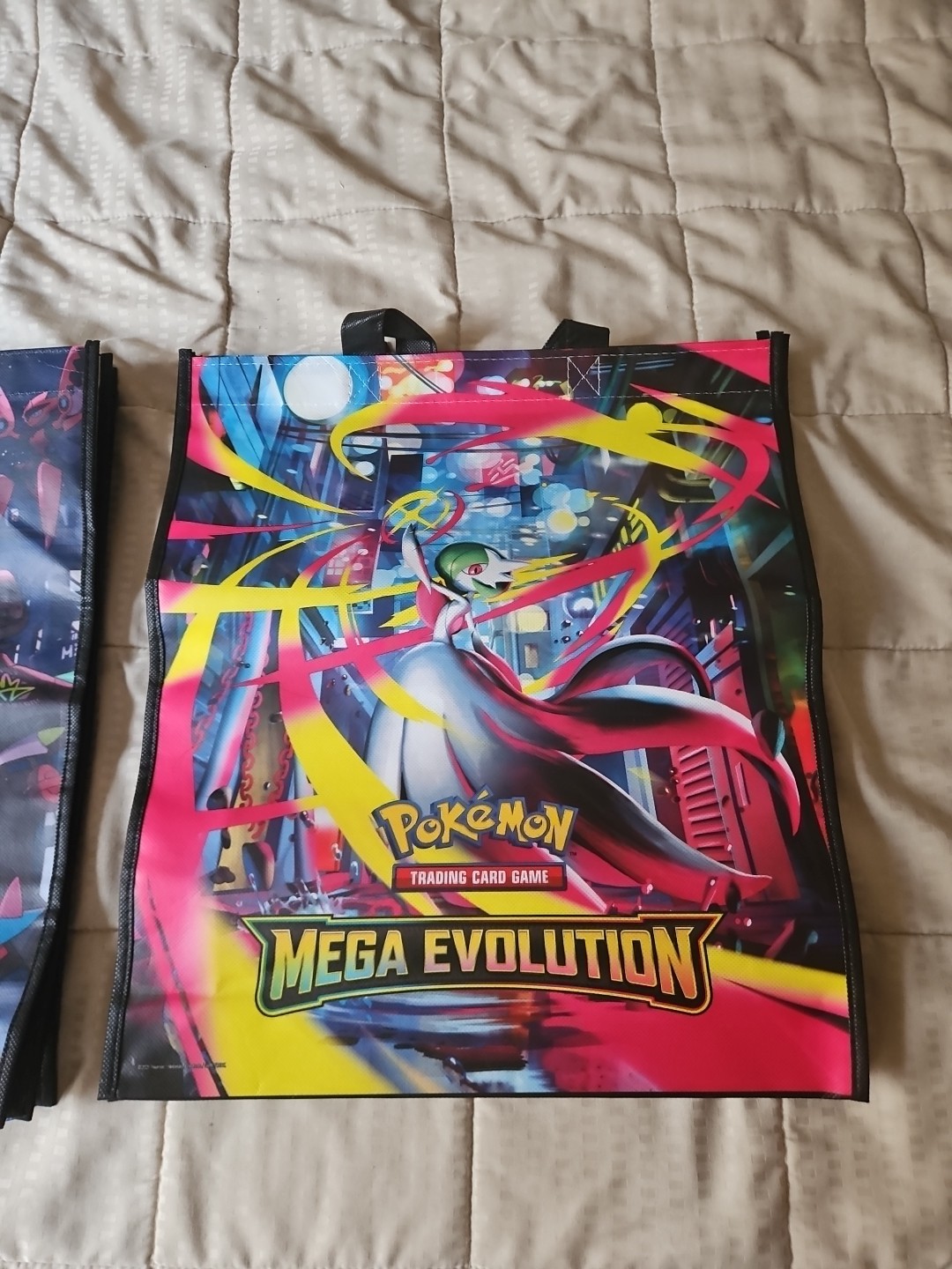TWO (2) Pokémon Legends ZA/Mega Evolutions Tote Bags *CHECK DESCRIPTION*