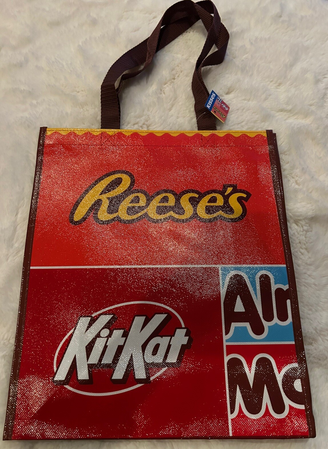 New w/ Tag Hershey Chocolate World Mixed Candy & Chocolate Reusable Tote Bag