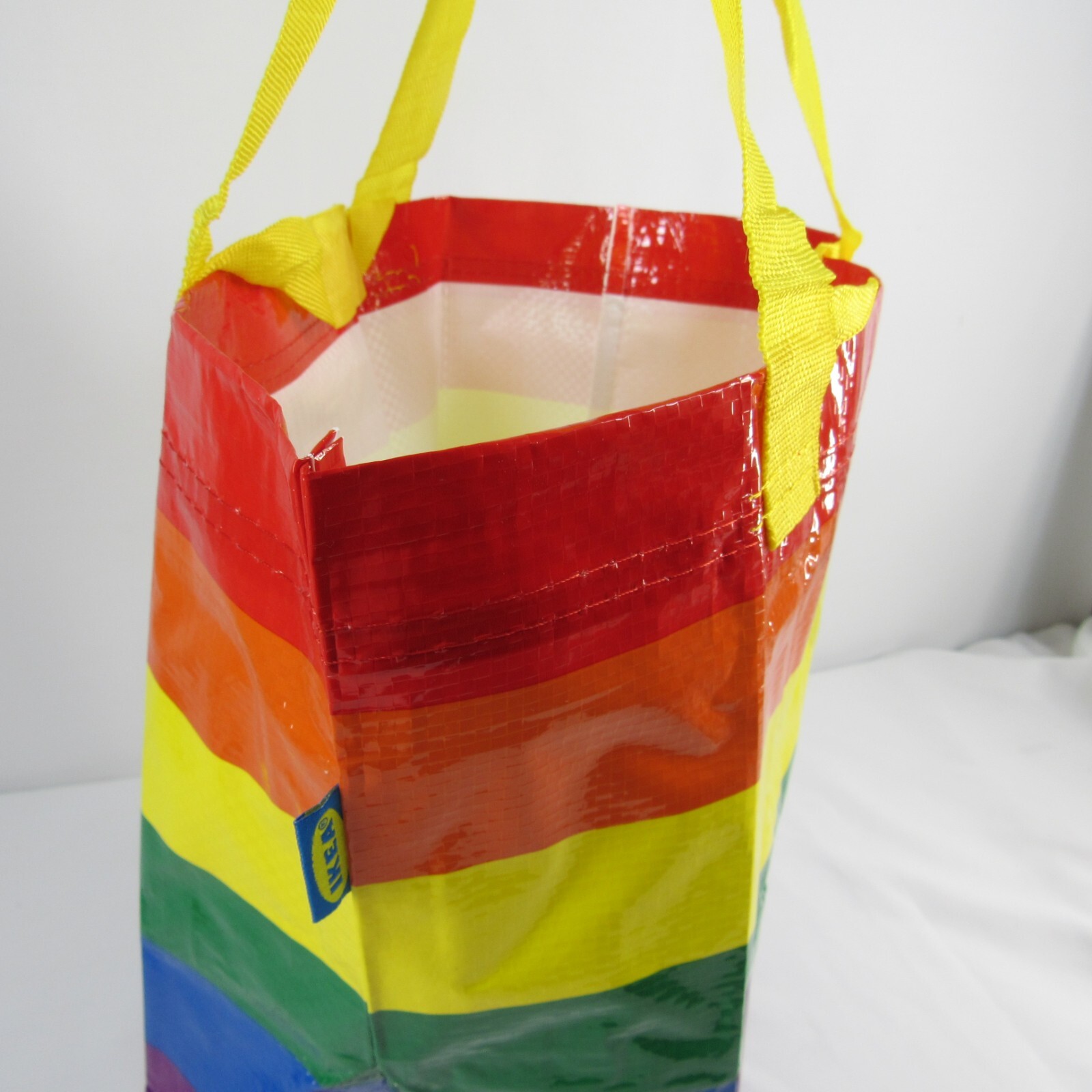 Ikea Storstomma Rainbow Bag Medium Tote Reusable ECO Grocery Laundry Storage Bag