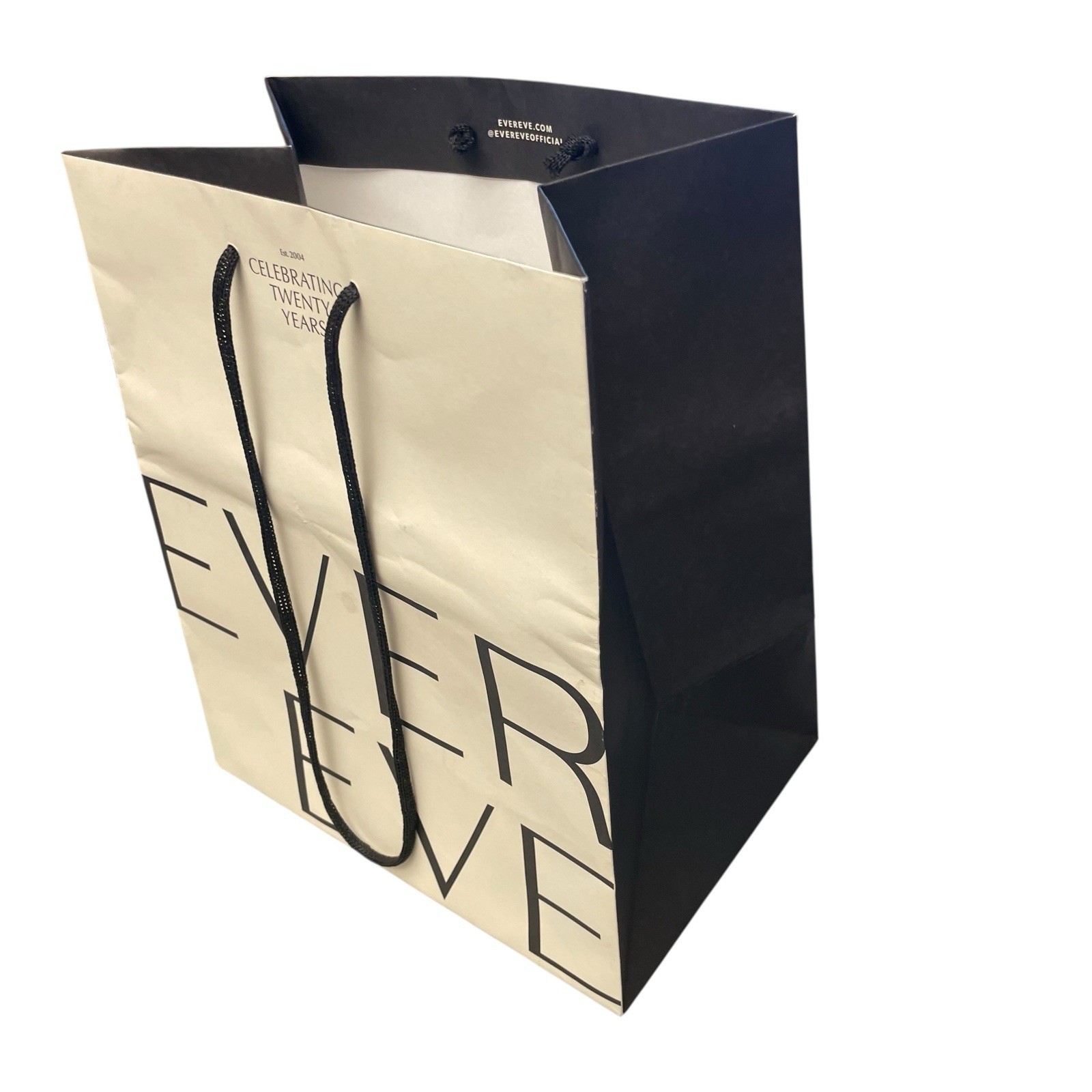 Evereve Reusable Medium Shopping Gift Bag Cekebrating 20 Years 2004 – 2024
