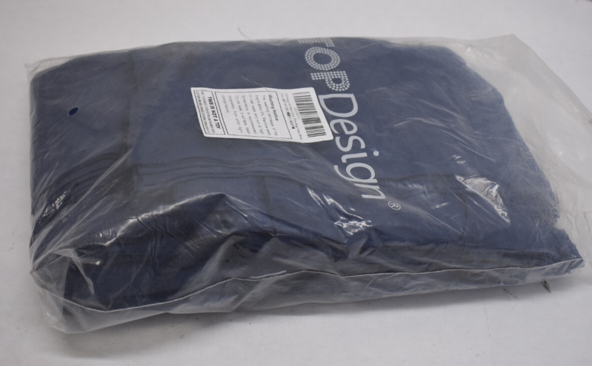 Top Design Economical Navy Blue 16″ x 15″ Cotton Tote Bag Lightweight 24 Pack