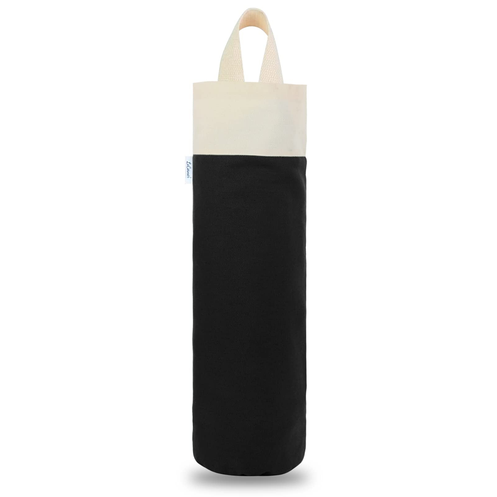 LeCorner Plastic Bag Holder, Wall Mount Grocery Holder for Basic Black