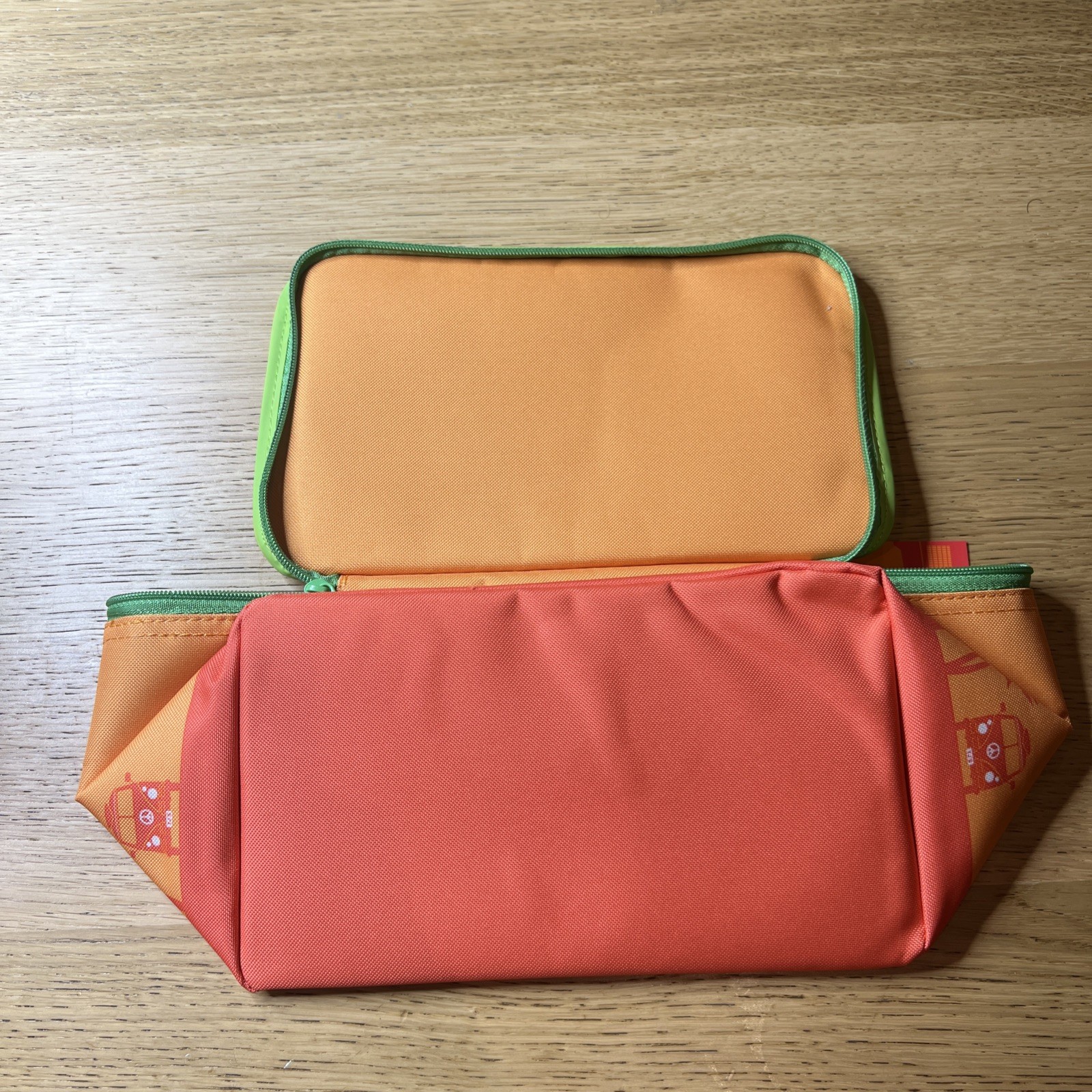 Trader Joe’s mini Insulated Bag Reusable Peach NWT 1.5 gallon Cooler Orange