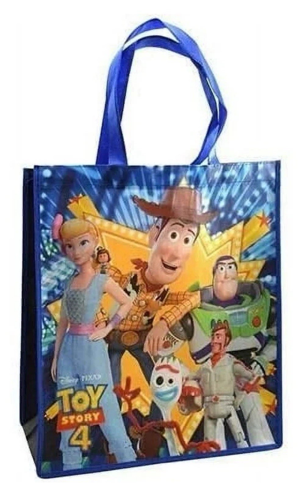 DISNEY Pixar Toy Story Gang Buzz Woody Reusable Tote Bag 13″x13.5″x6.5″