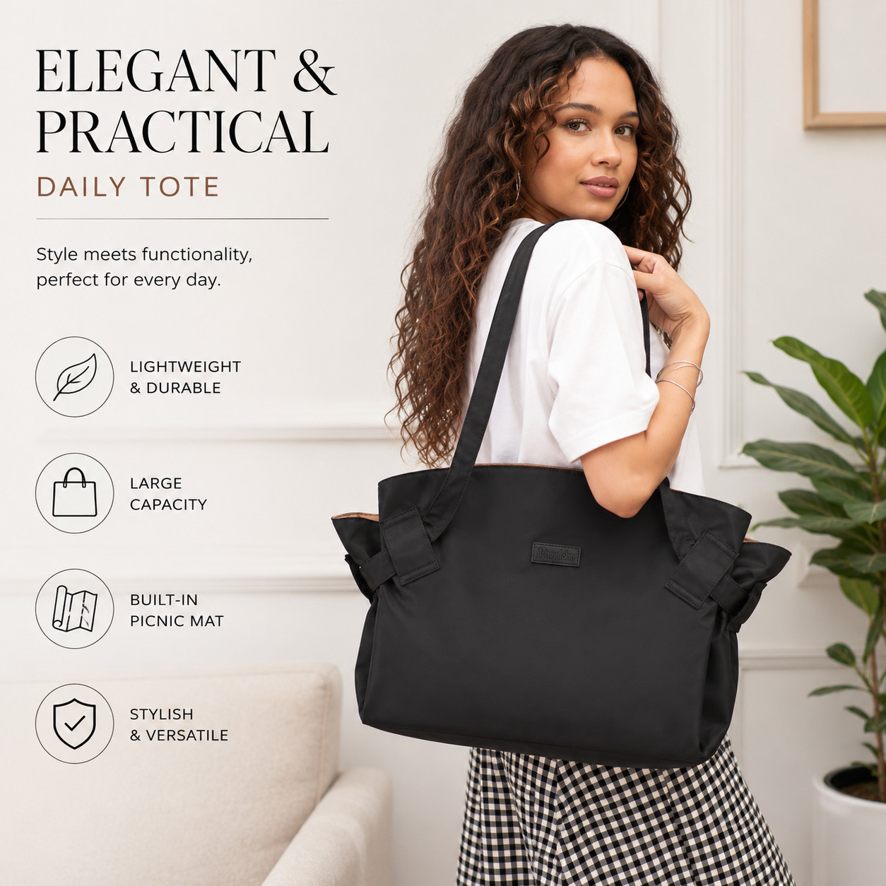 Large Waterproof Crossbody Bag | Durable Travel Shoulder Bag for Camping Hiking