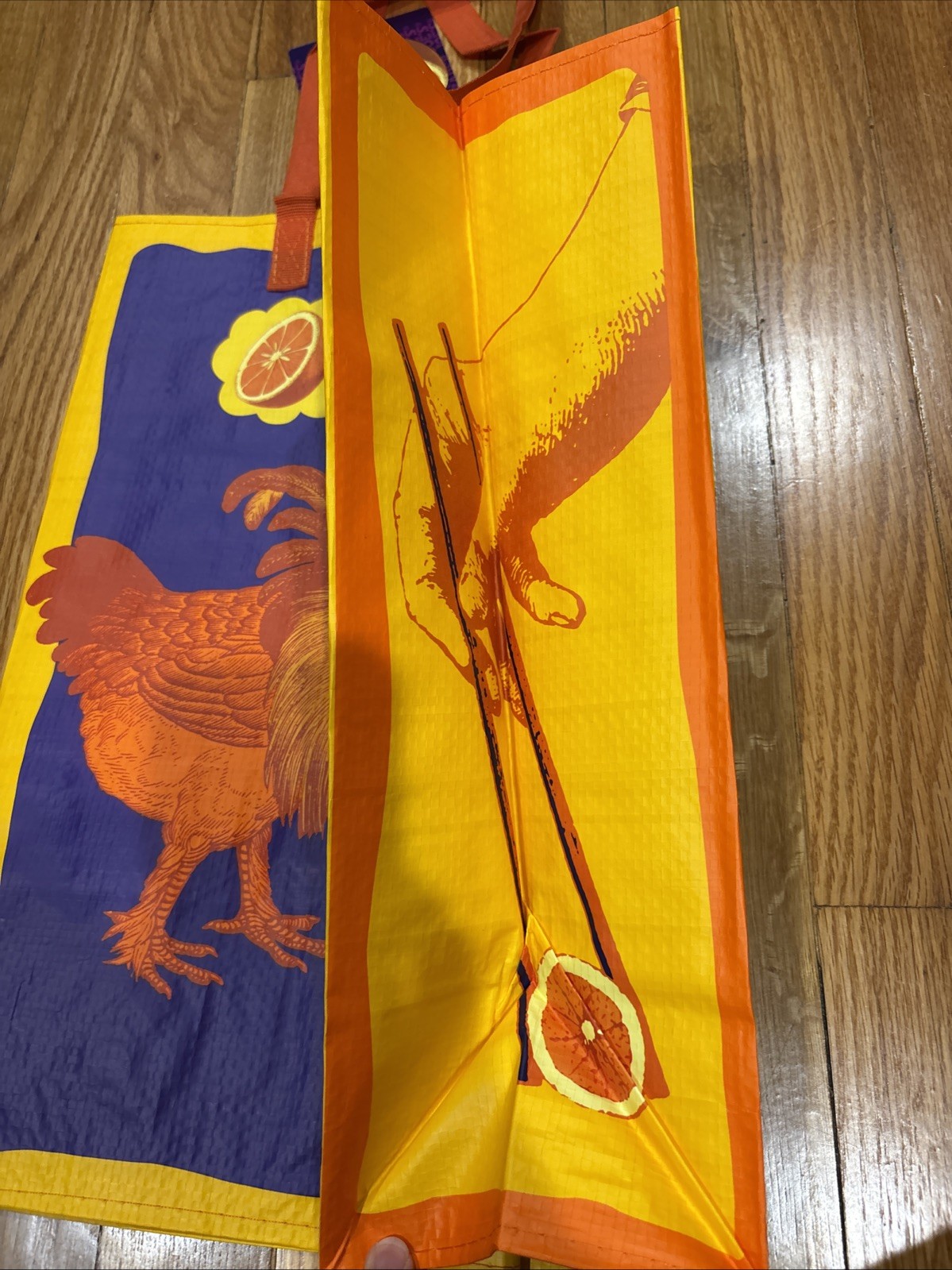 TRADER JOE’S “ORANGE CHICKEN” Reusable Shopping Bag RARE Limited