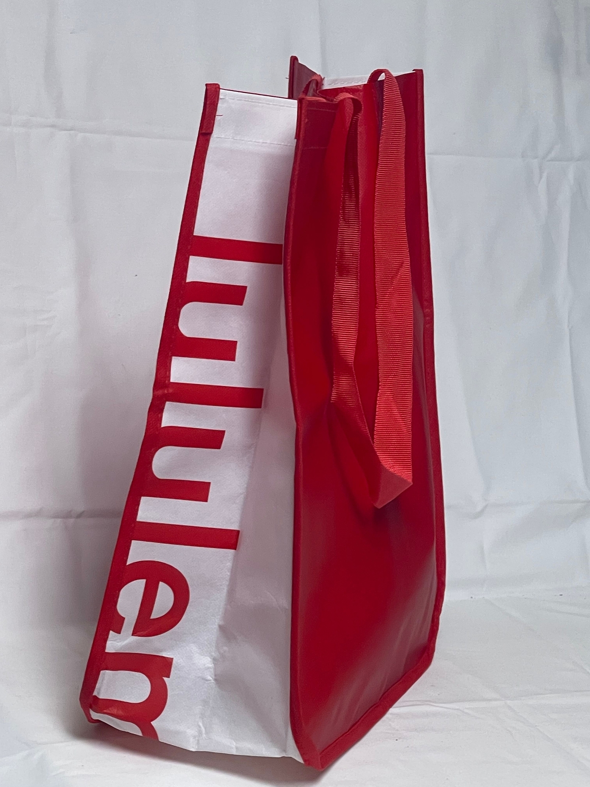 Lululemon Reusable Shopping Large Tote Bag w/ Nylon Handle – Red – New
