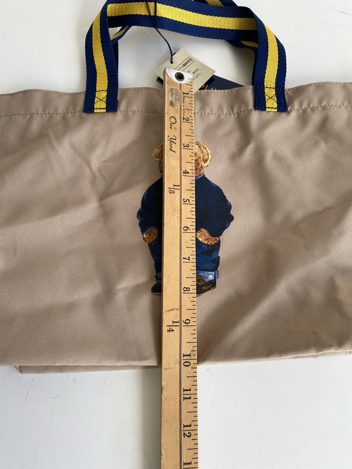 NWT Ralph Lauren Polo Bear Shopping Bag New Small Tote Japan