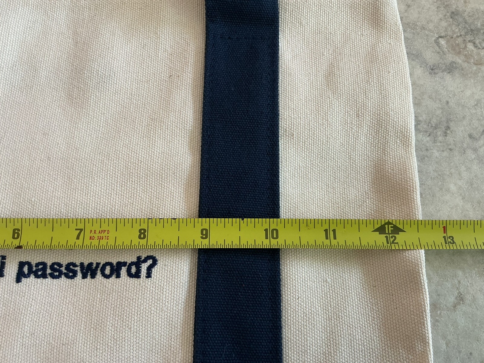 EERO Logo/Whats the WiFi Password Canvas Reusable Tote Bag 12x11x5″ NEW