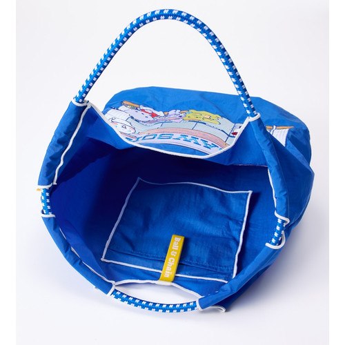 [US Tax Paid] Ball&Chain Lawson Sanrio 50th Embroidered Tote Bag Blue NEW