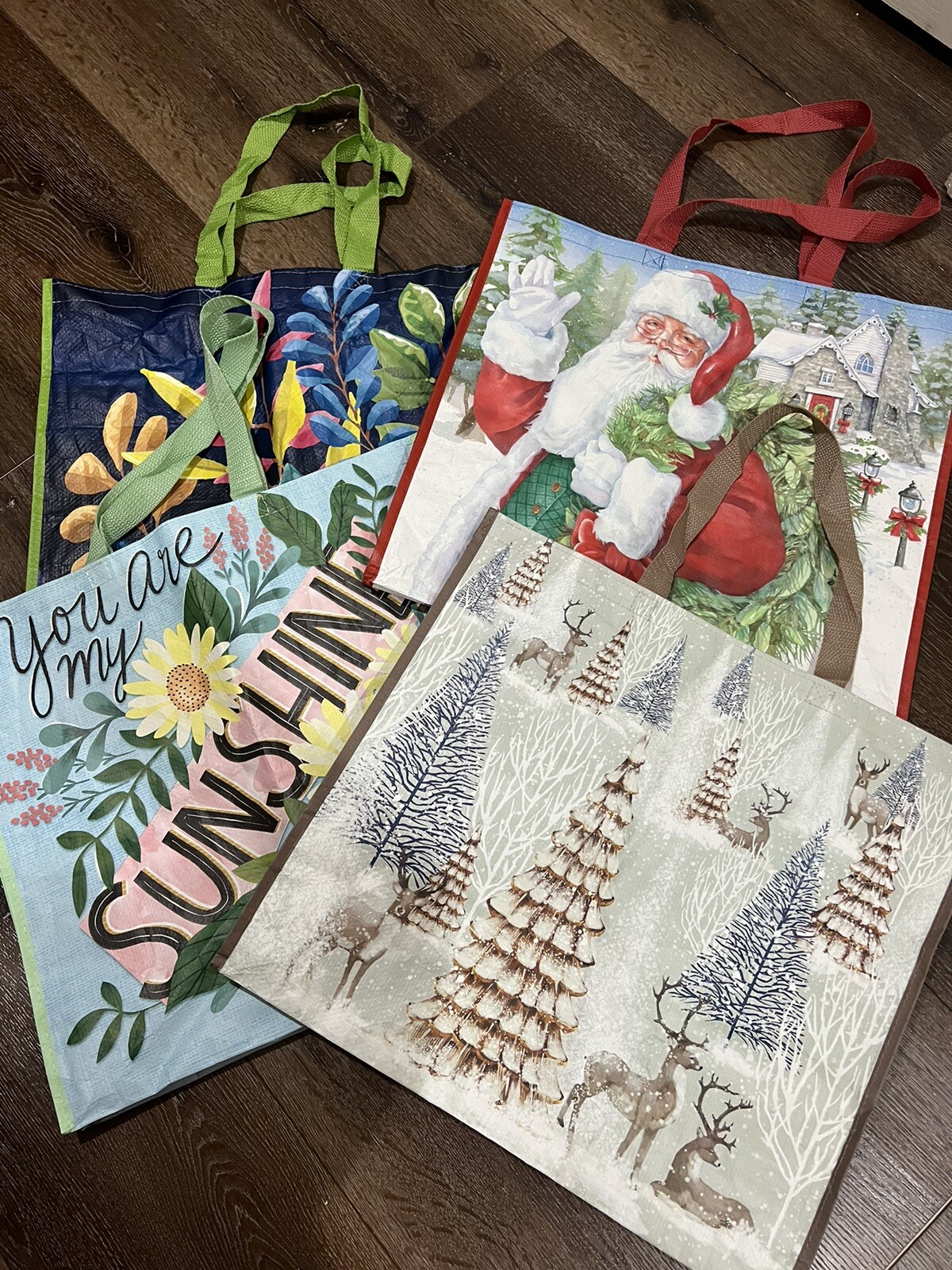 TJ Maxx / Home Goods reusable shopping bag bulk of 4 total