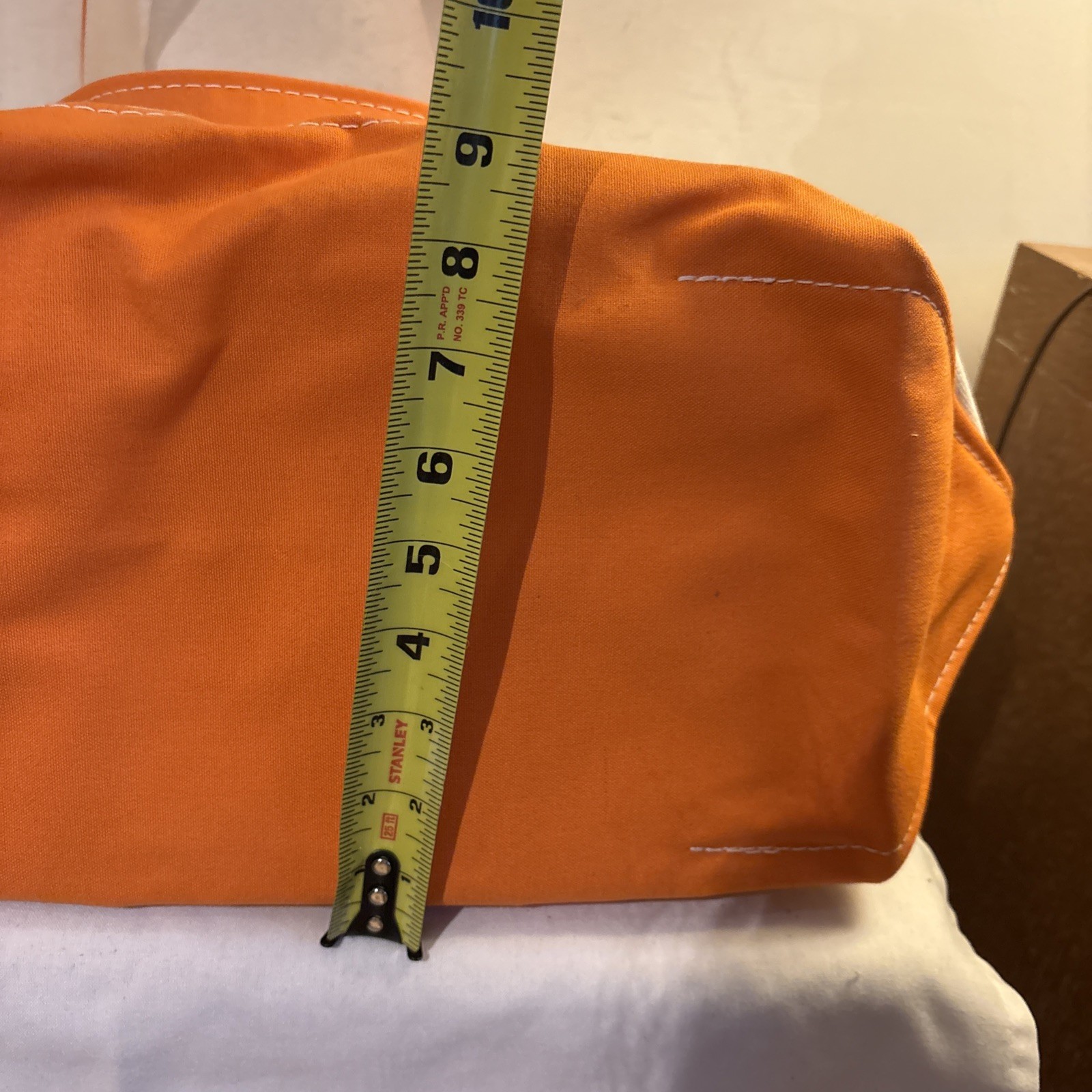 LL Bean Boat & Tote Heavy Canvas Tote Bag Extra Large Long Handle “LMH”Excellent