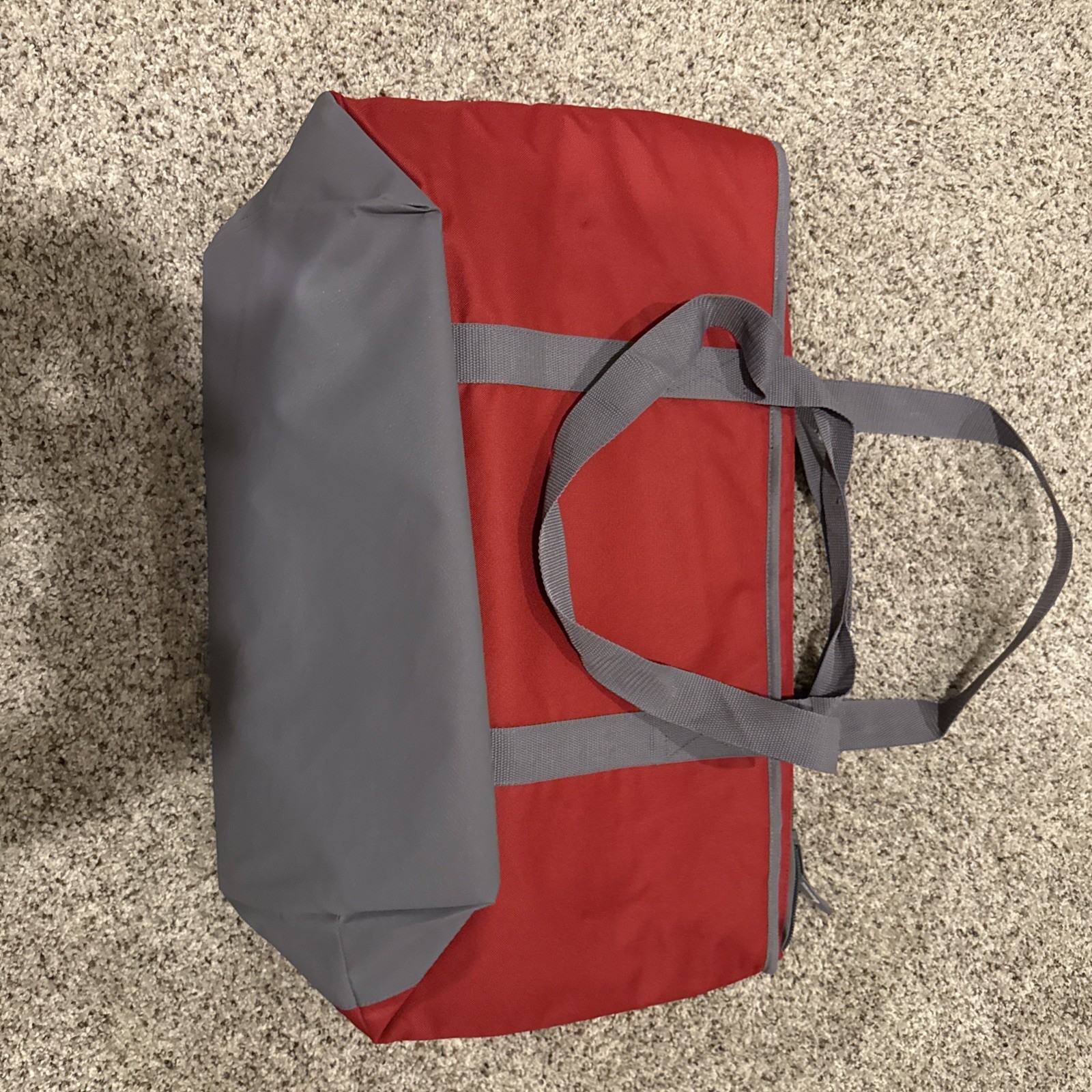 Member’s Mark PVC-Free Dual Carry Foam Insulated Shopper, Red Gray