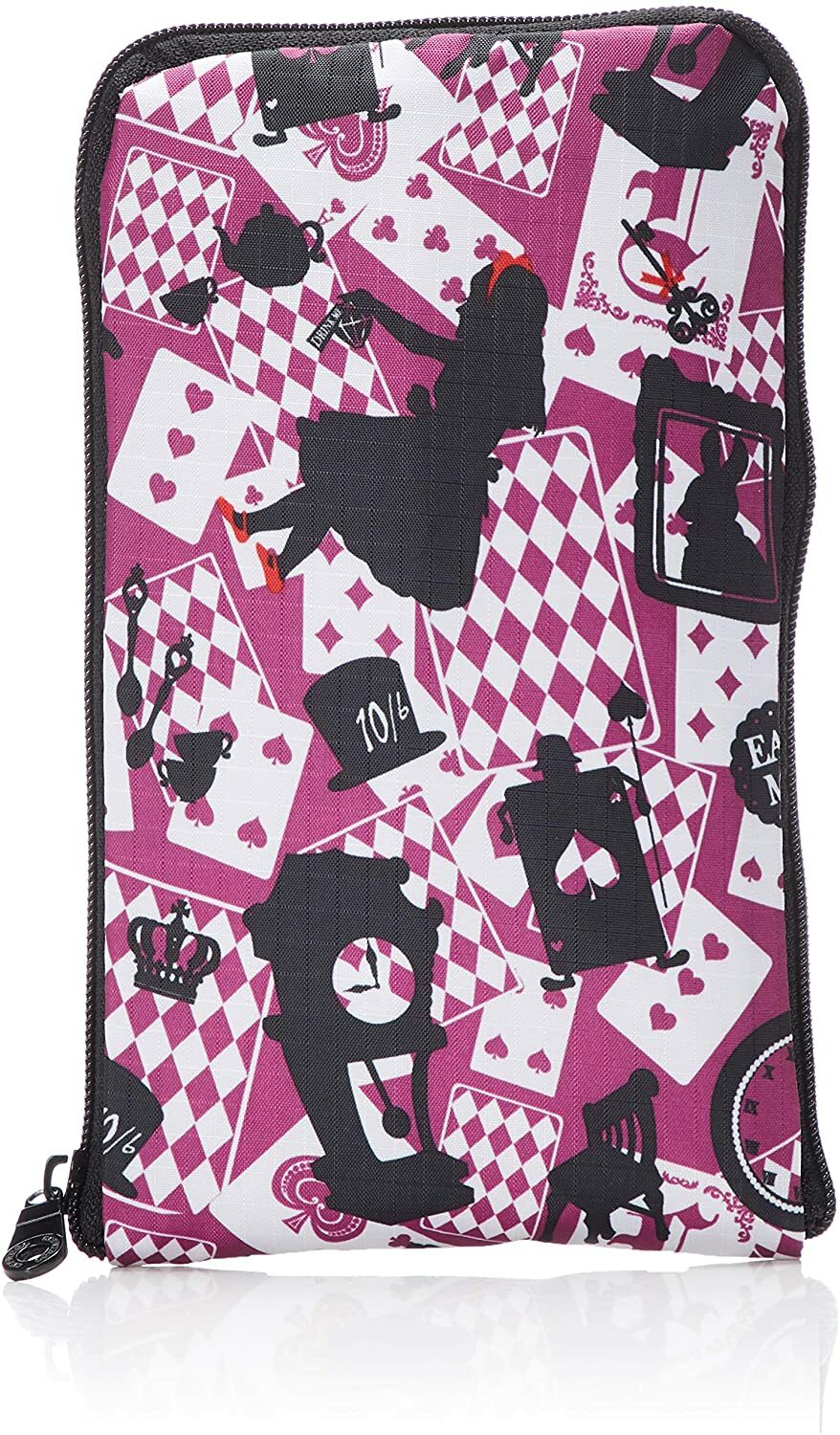 HAPITAS Eco Friendly Tote Travel Bag Alice in Wonderland Mauve 20L