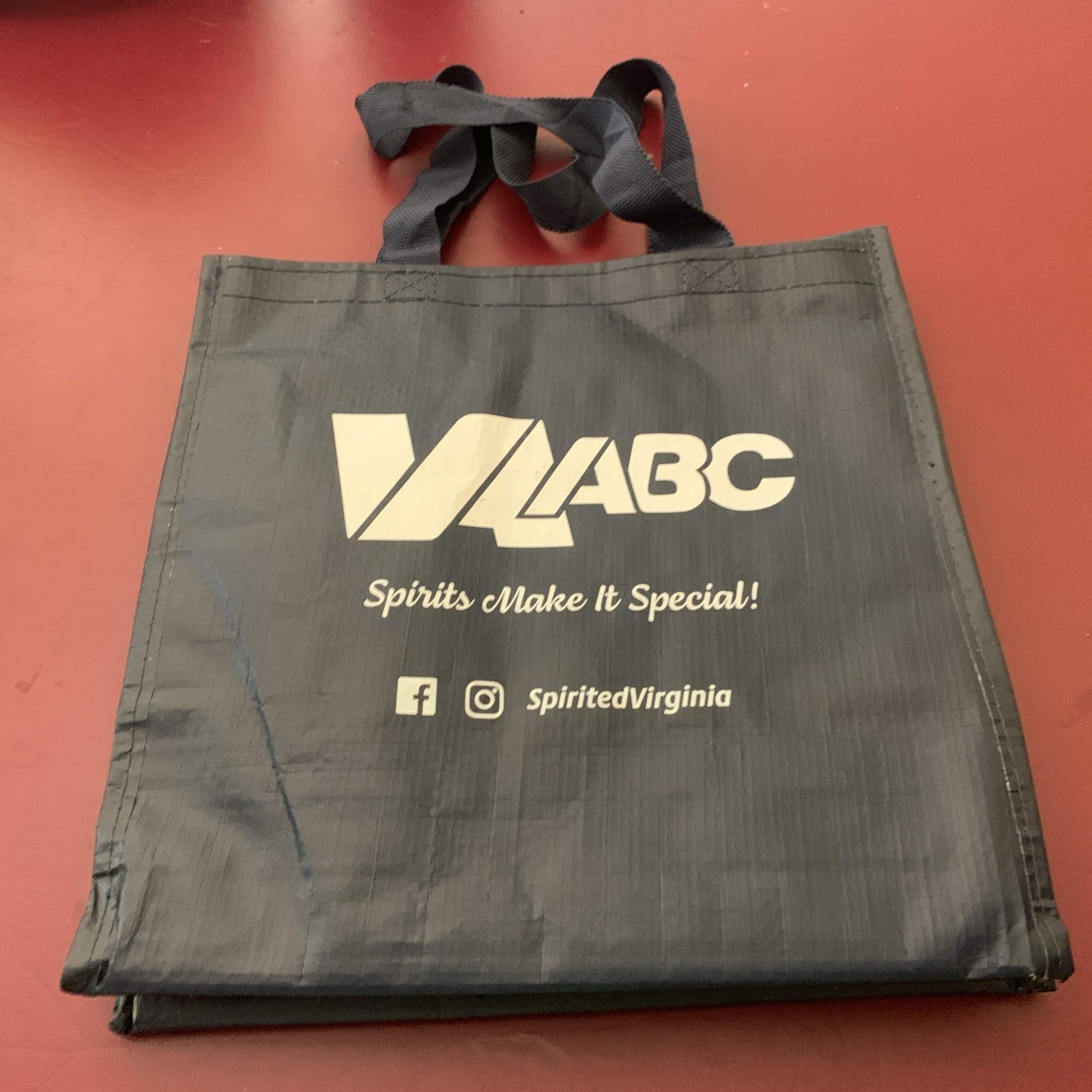 Virginia ABC Gift Bag 11″x11″x7″ Spirited Virginia Envi Reuseable Travel Tote