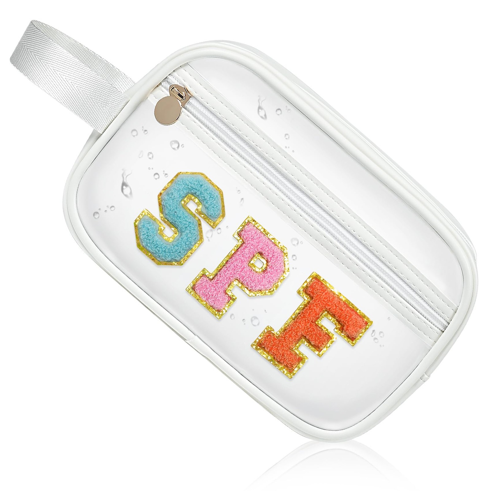 COSHAYSOO Clear Sunscreen Bag SPF Beach Vacation Essentials White-SPF