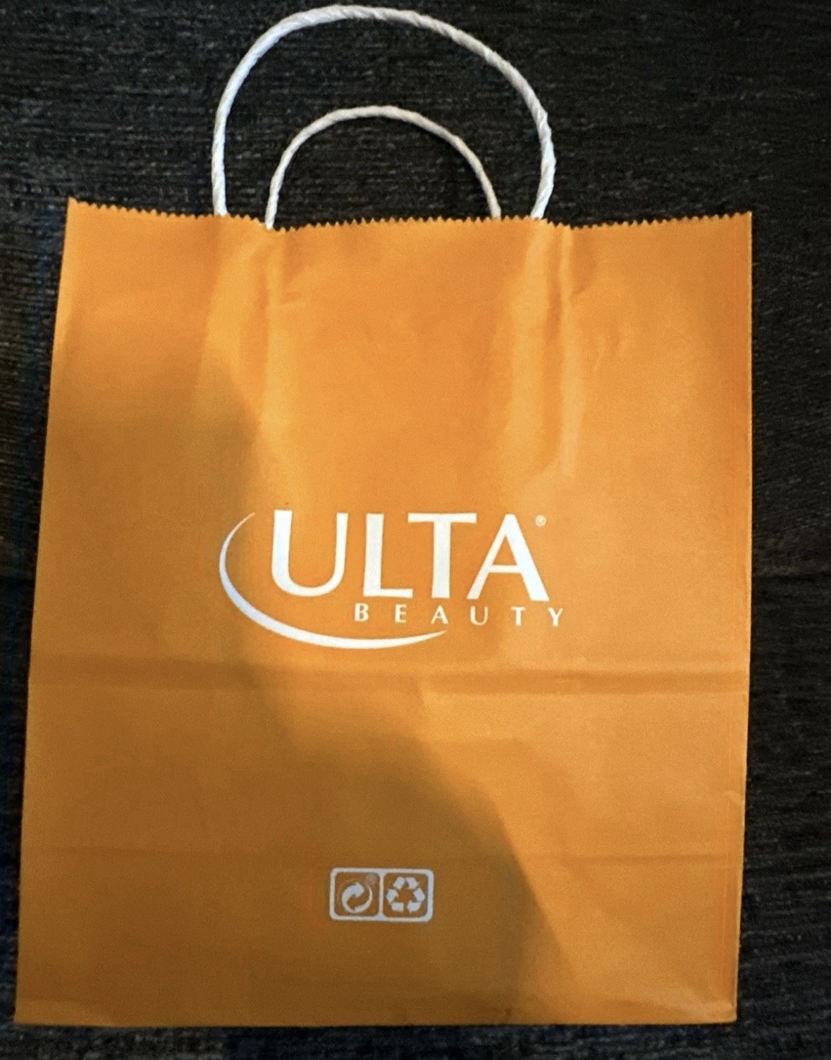 Ulta Beauty Small Orange Shopping Bag