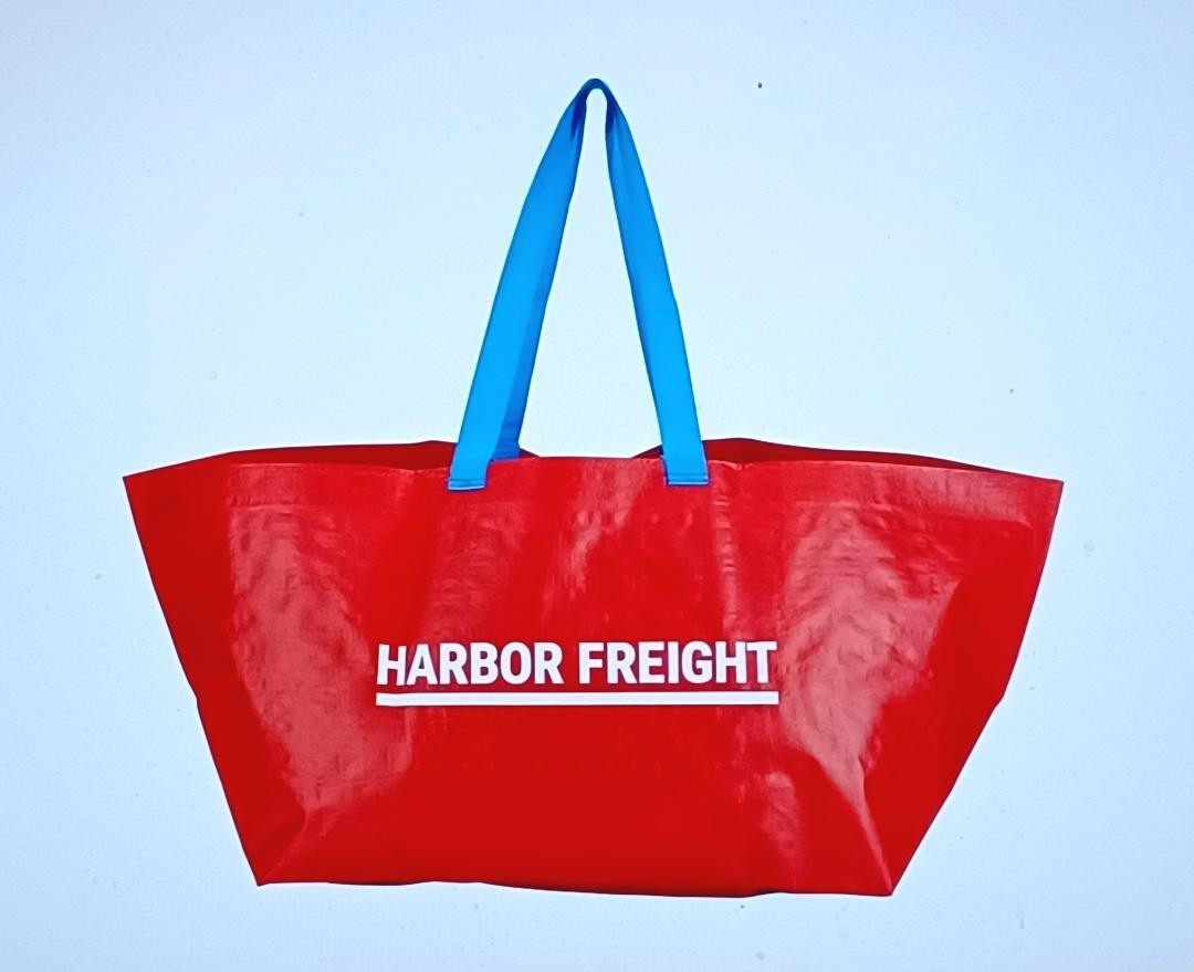 5 Harbor Freight Reusable Shopping Packing Bag XXL 21½ x 14 x 13¾ 19 Gal 55 Lbs