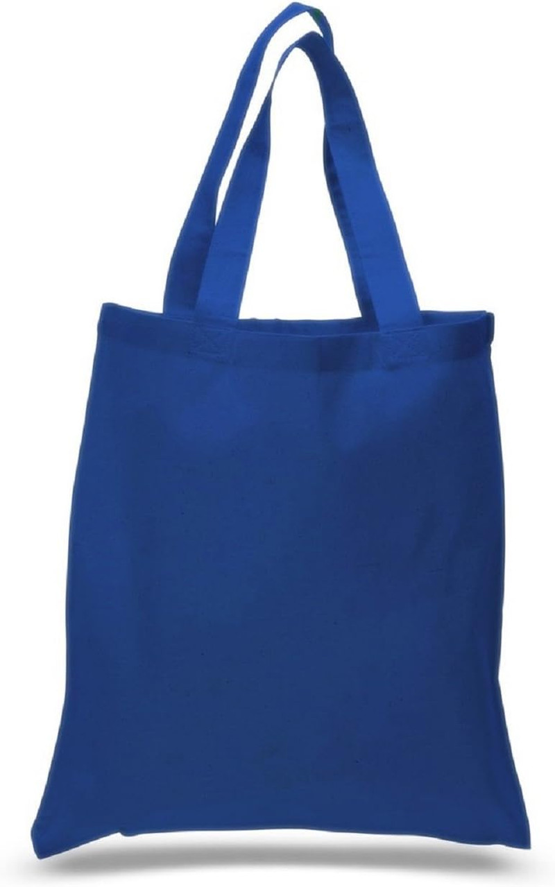 Set of 12 Wholesale Cotton Tote Bags 100% Cotton Reusable Tote Bags 1 Dozen