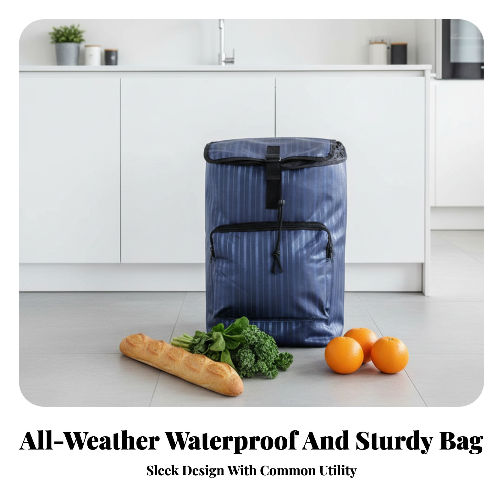 Reusable Oxford Tote Bag, Foldable, Waterproof, for Office