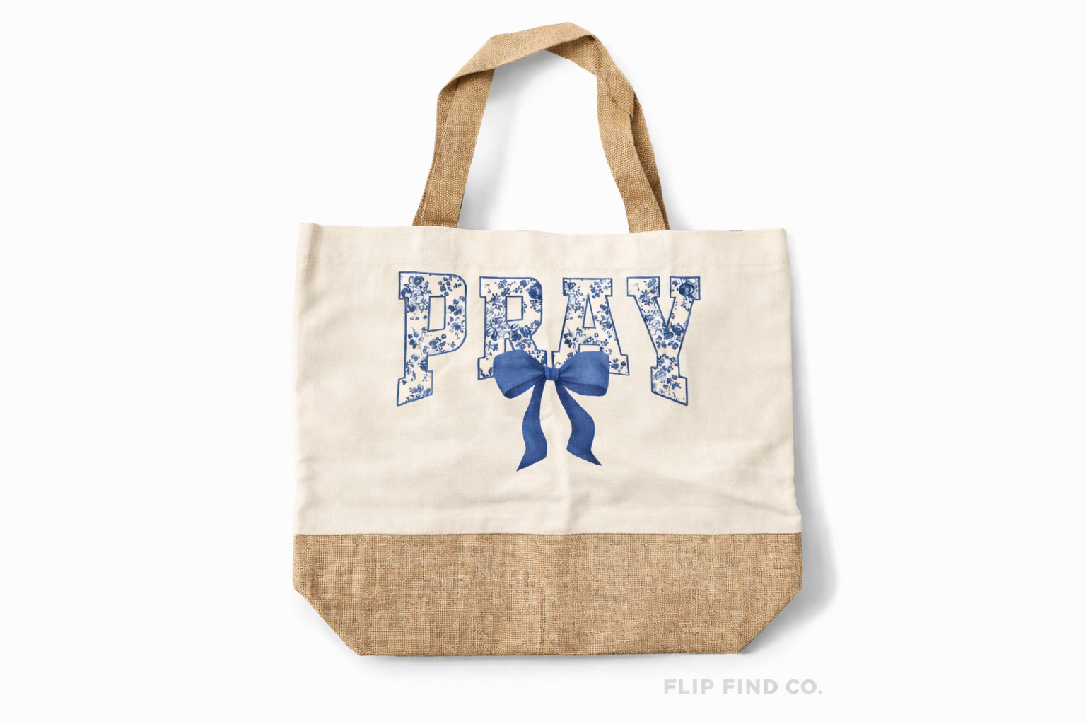 Burlap Tote Bag 17.5” Natural Jute Reusable Shopping Grocery Gift Carry Pray Bag