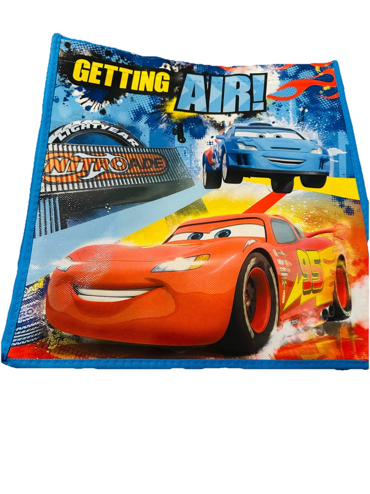 Disney Pixar Cars 13x13x6.5 Inch Bags Kids Character Party W/Handles