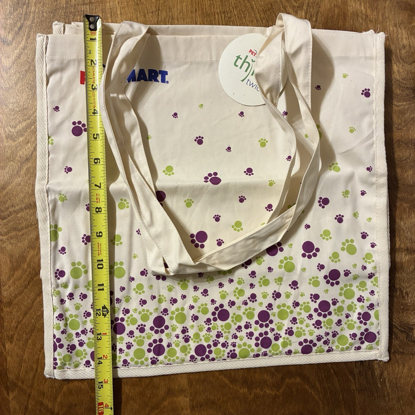 Petsmart Think Twice Bag Dog Cat Tote Grocery Reusable NEW