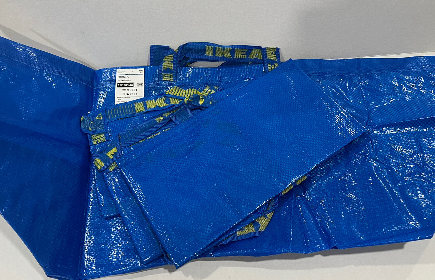 IKEA Bags Lot Of 4 – 19 Gallons! Sturdy Laundry,Groceries , Toys- 4 Pack NEW