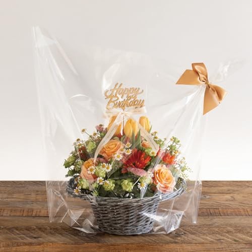HEADS M-O1 Plain OPP Bags for Arrangements Made in Japan 65 x 50 x 18cm