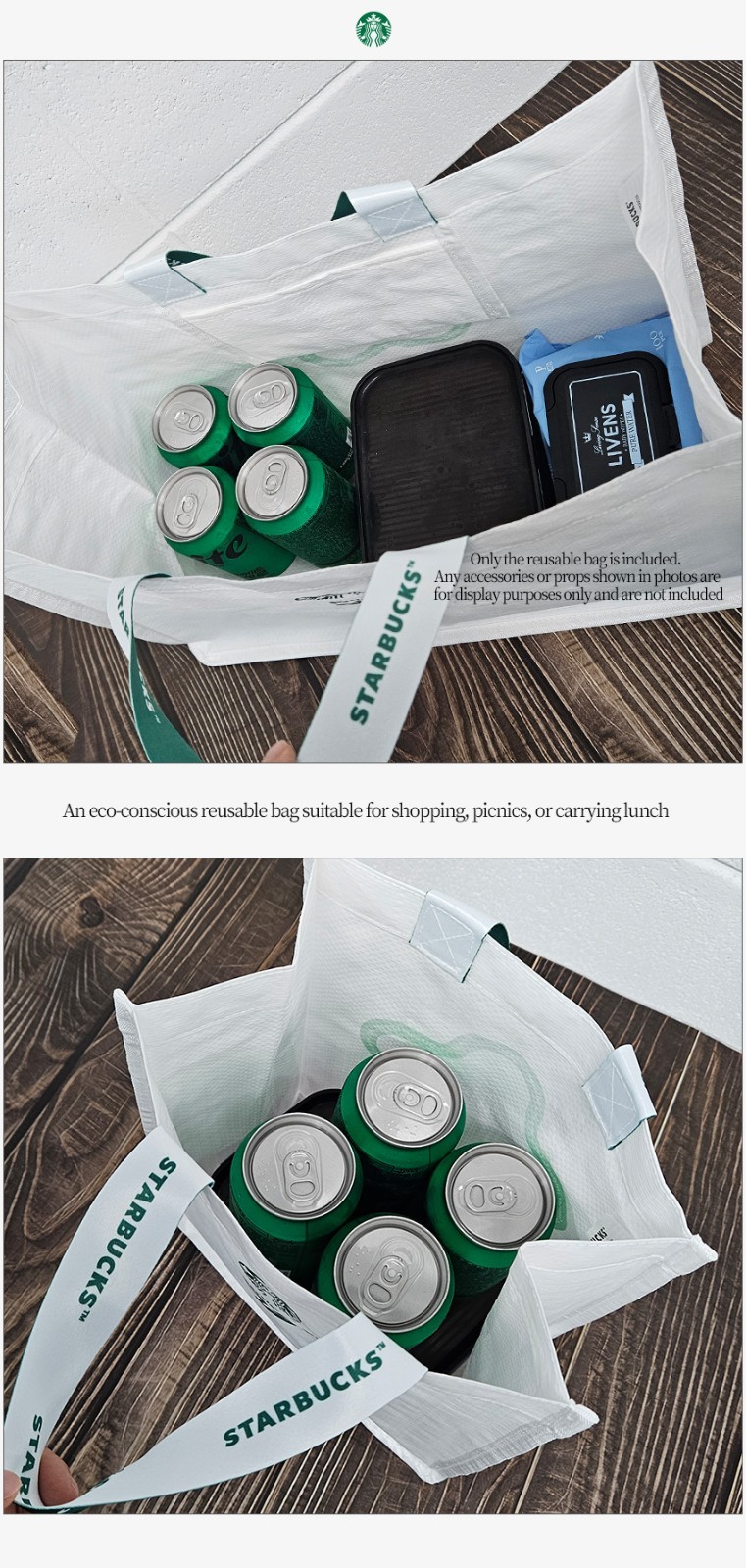 Starbucks Malaysia Limited Edition 25th Anniversary Reusable Shopping Bag Set