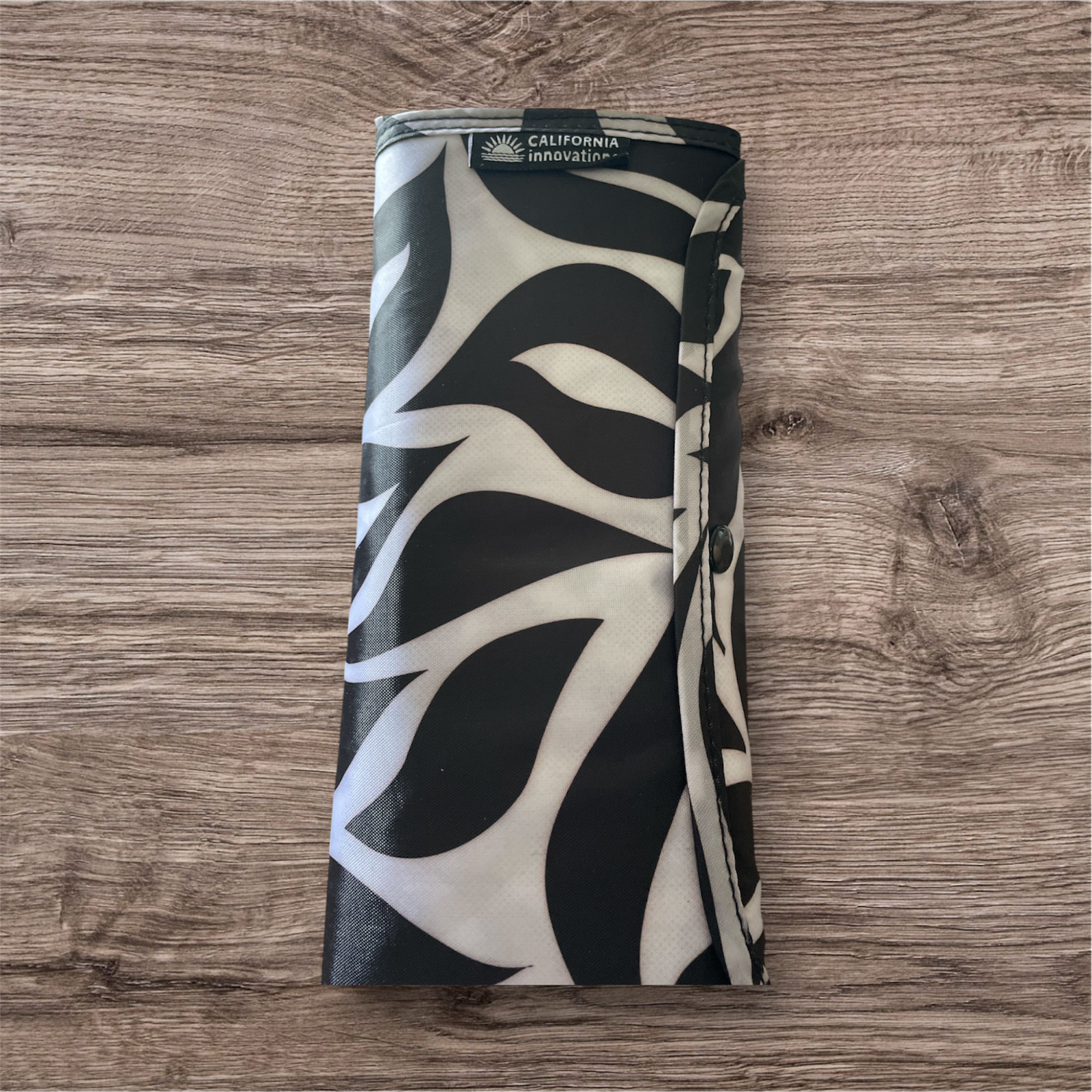California Innovations Insulated Market Tote Black & White Abstract NIB