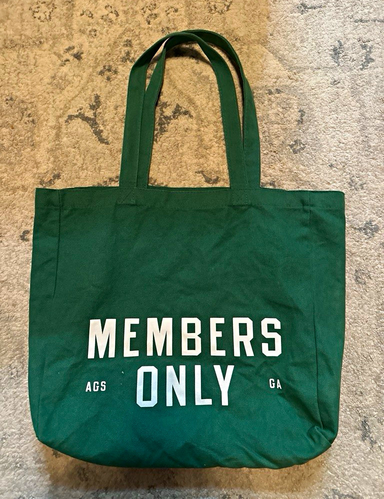 MASTERS Mercedes Club 1886 exclusive “Members Only” Canvas Cotton Tote Bag