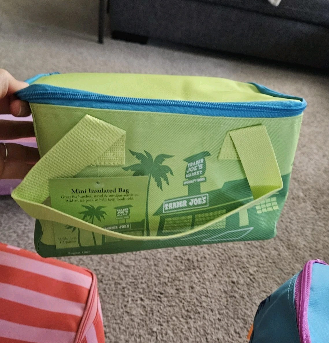 Trader Joe’s 2026 Mini Insulated Cooler Tote Limited Edition SET OF 6!