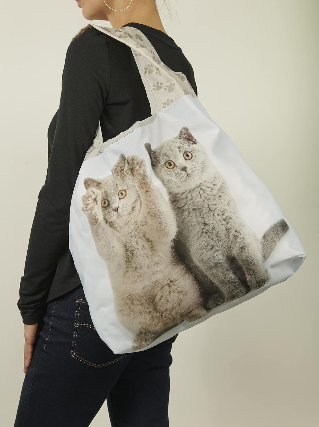 Eco-Friendly Reusable Grocery Bags, 5 Pack