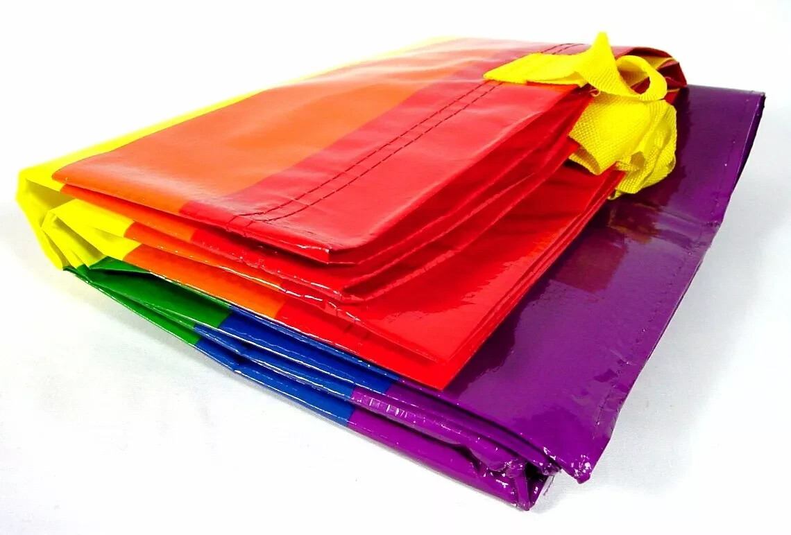 STORSTOMMA Large Rainbow Reusable Shopping Bag Recycle LGBT Frakta KVANTING