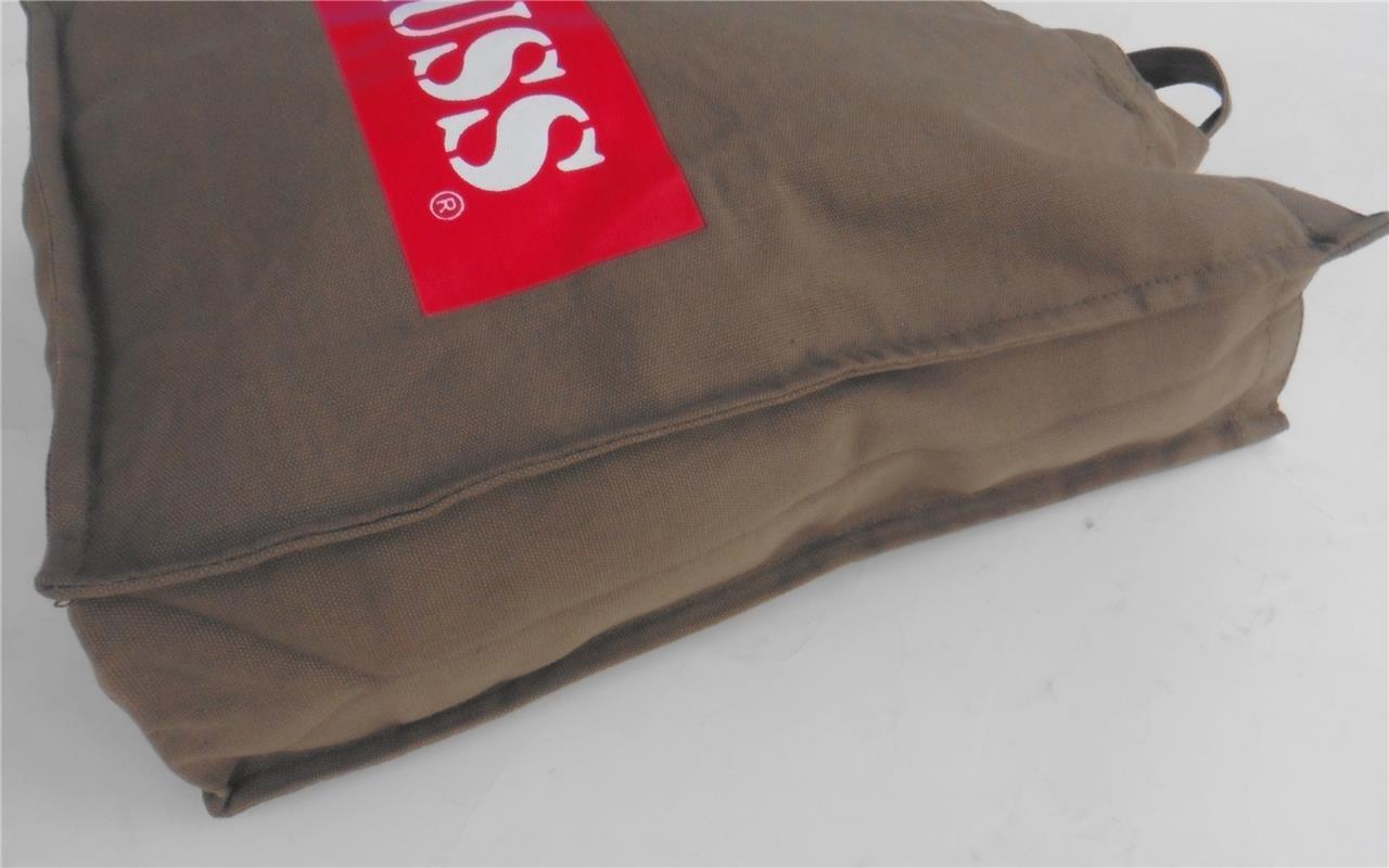 2× Reusable Canvas Large Grocery Shopping Bag Travel Tote Casual Cloth Handbag