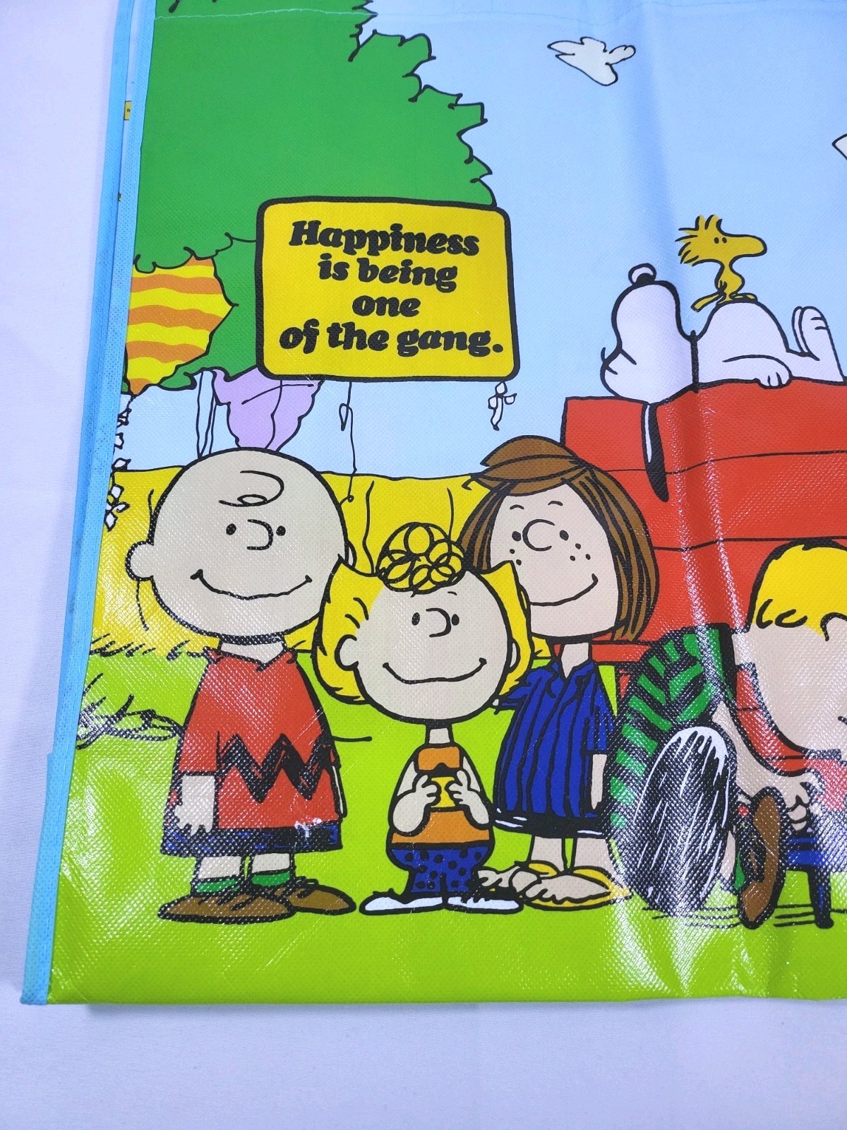 Peanuts Gang New Reusable Shopping Bag Grocery Travel Bag 19.5″x17.5″x7.25″