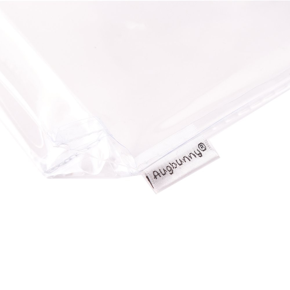 Augbunny Multi-purpose Waterproof Clear Vinyl Zippered Toiletry Medium,