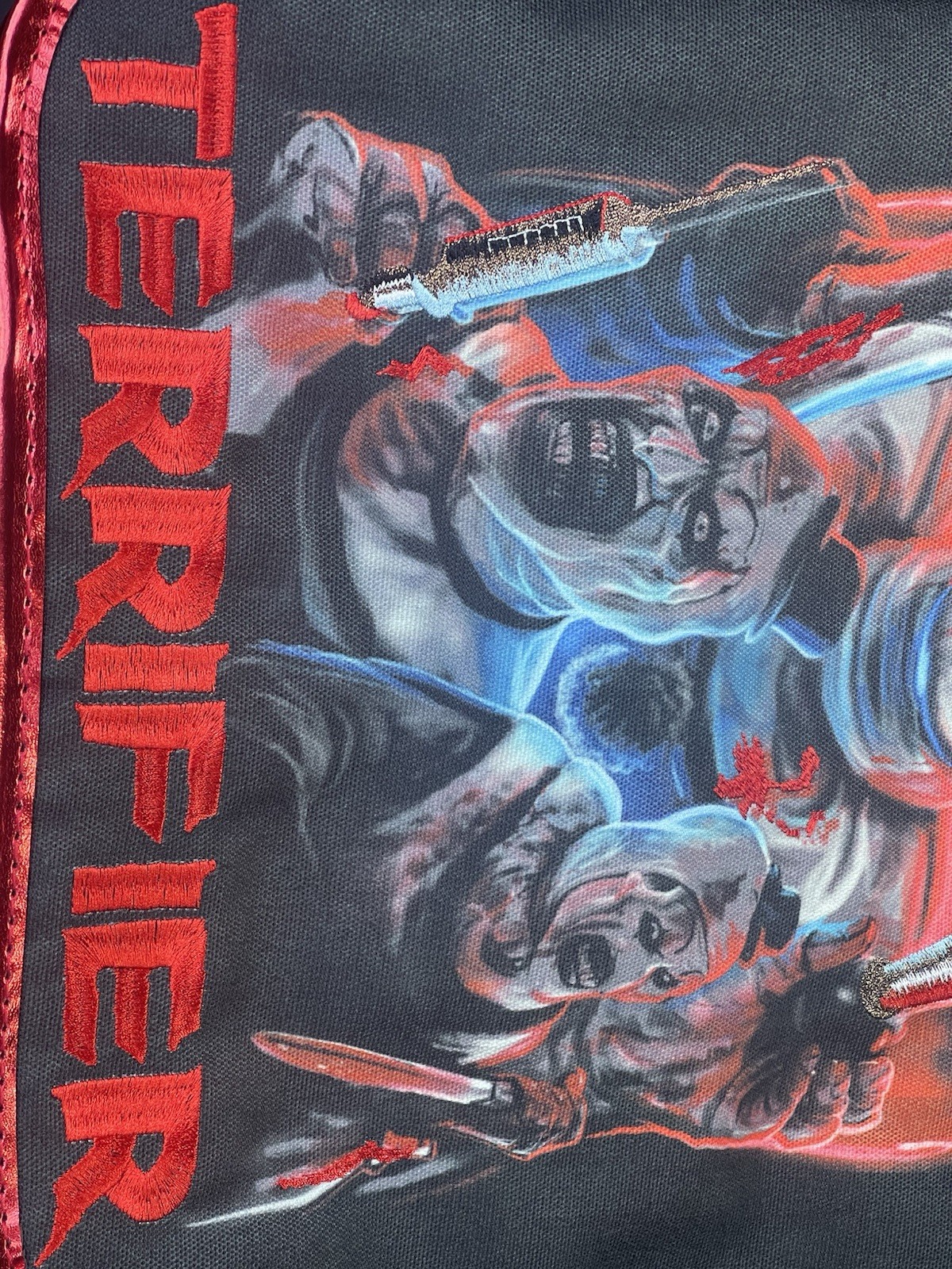 TERRIFIER 2025 Art The Clown Spirit Halloween Canva Tote Bag Embroidered NEW