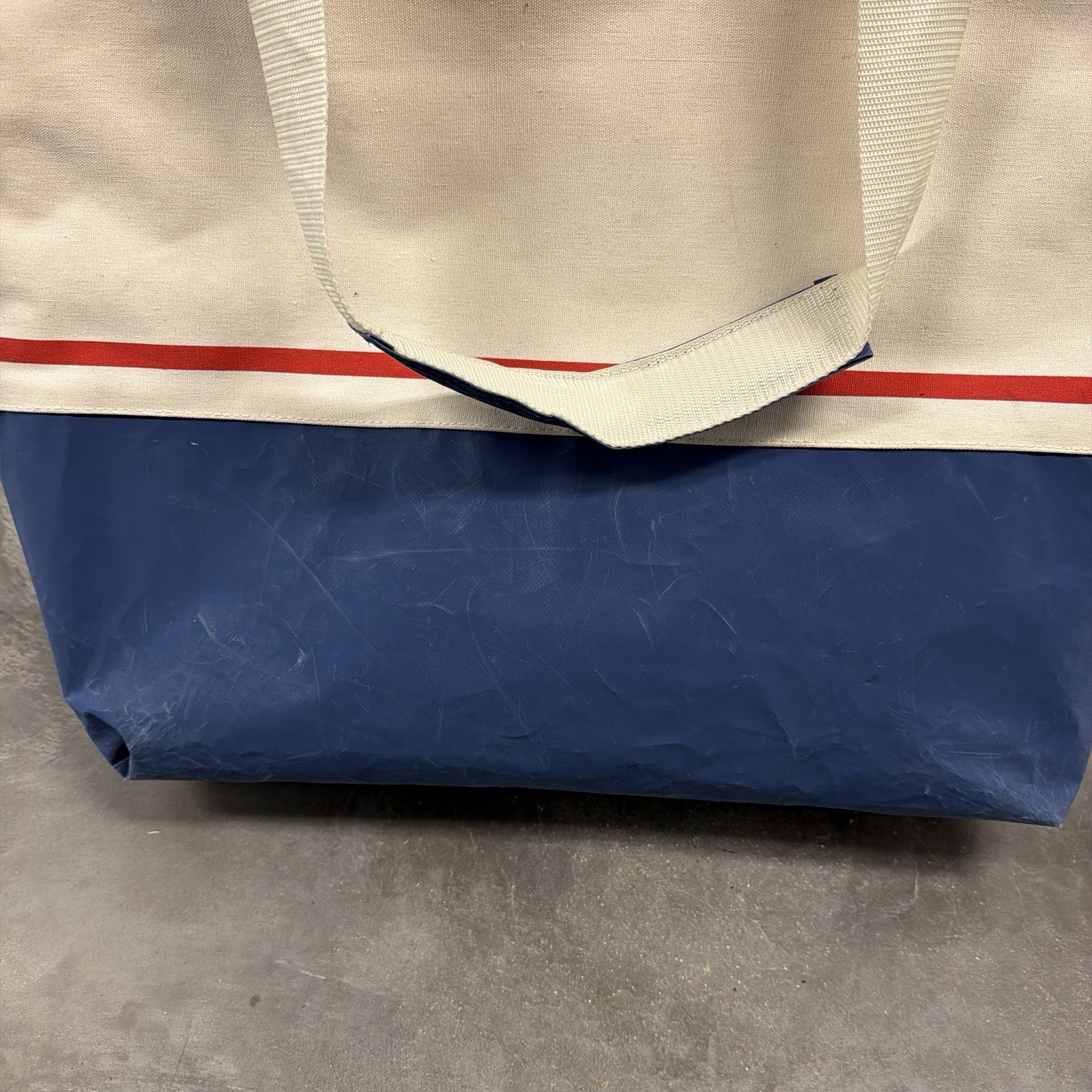 Vintage Costco Wholesale Insulated Bag Tote KeepCoolUSA 24x20x7 Blue White Red