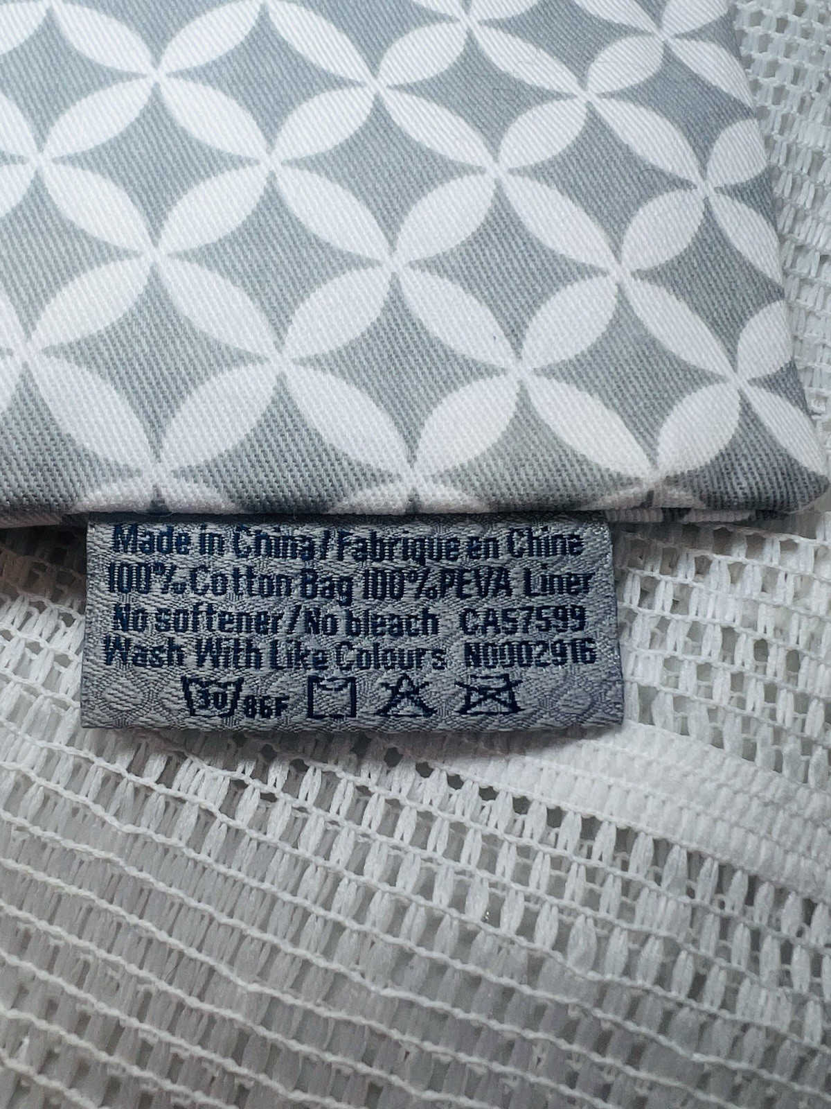 New Norwex Reusable Wet Wipes Bag Diamond Pattern