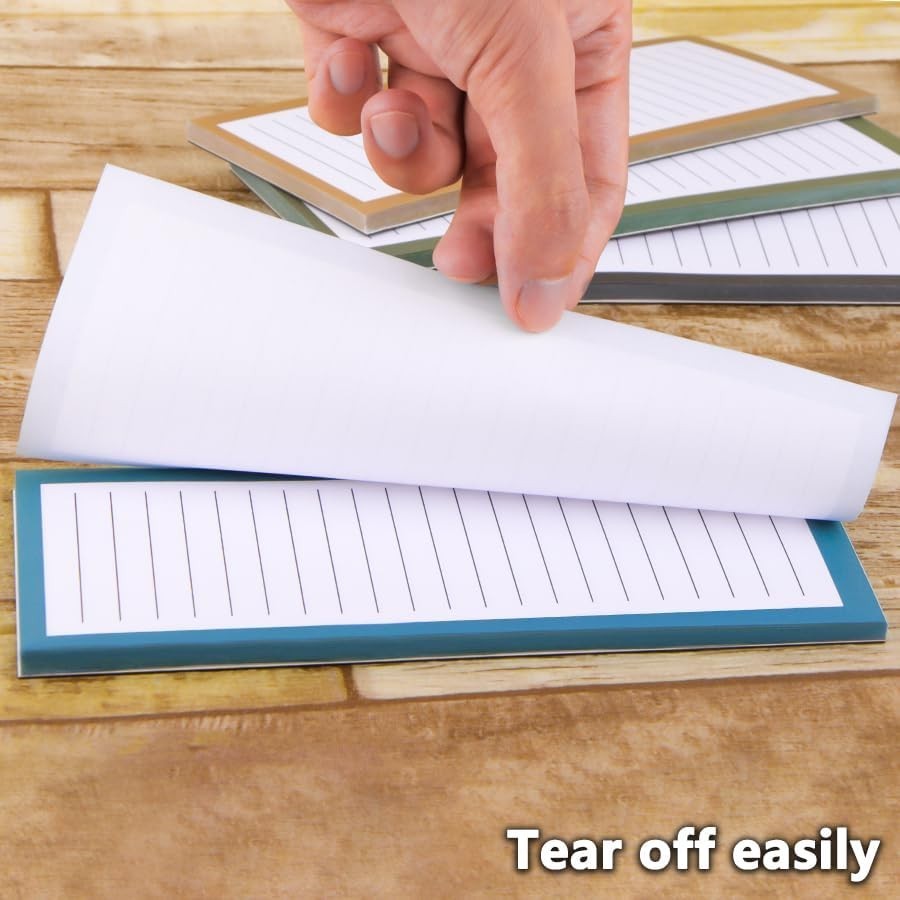 8 Pack Magnetic Notepads for Refrigerator – Grocery List, Shopping List, To-Do L