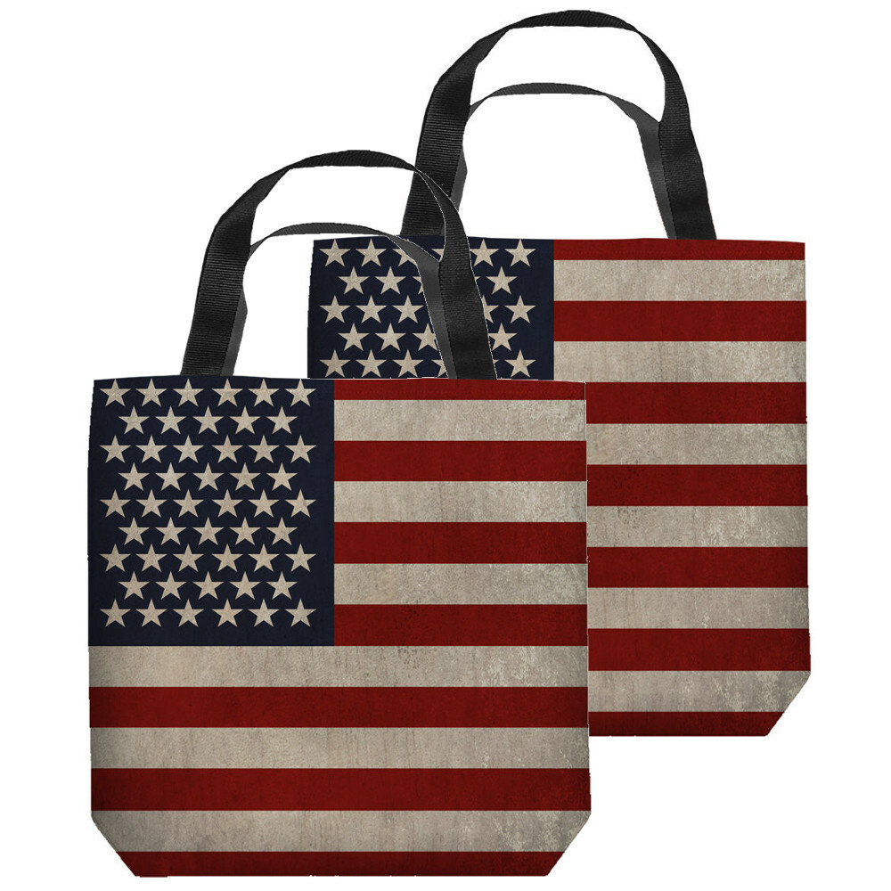 Old American Flag Tote Bag – 3 Sizes