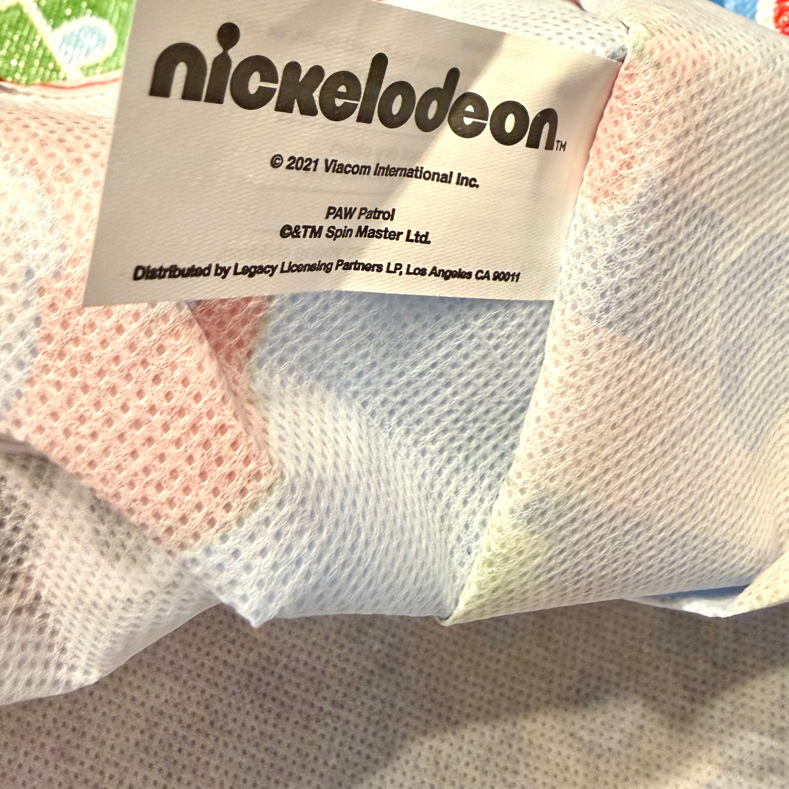 Nickelodeon Paw Patrol Reusable Tote Gift Bag 13″ X 15″ X 7″ Merry Christmas