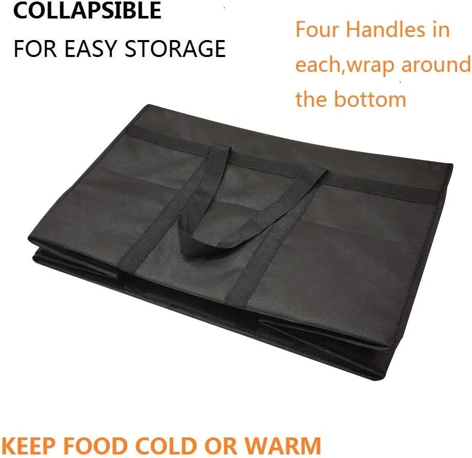 XXL-Larger Insulated Cooler Bags with Zipper Closure,Reusable Grocery…