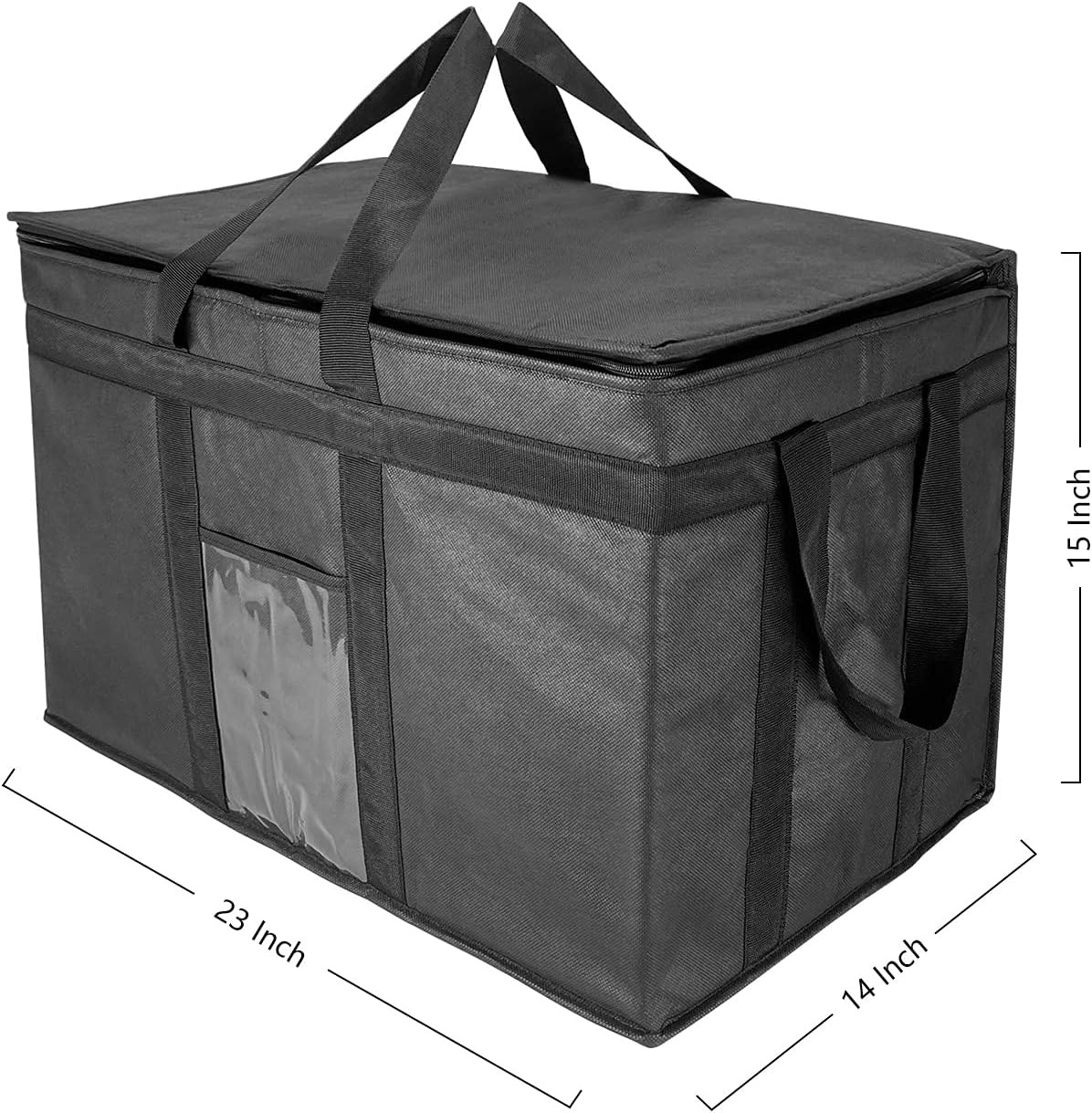XXL-Larger Insulated Cooler Bags with Zipper Closure,Reusable Grocery…