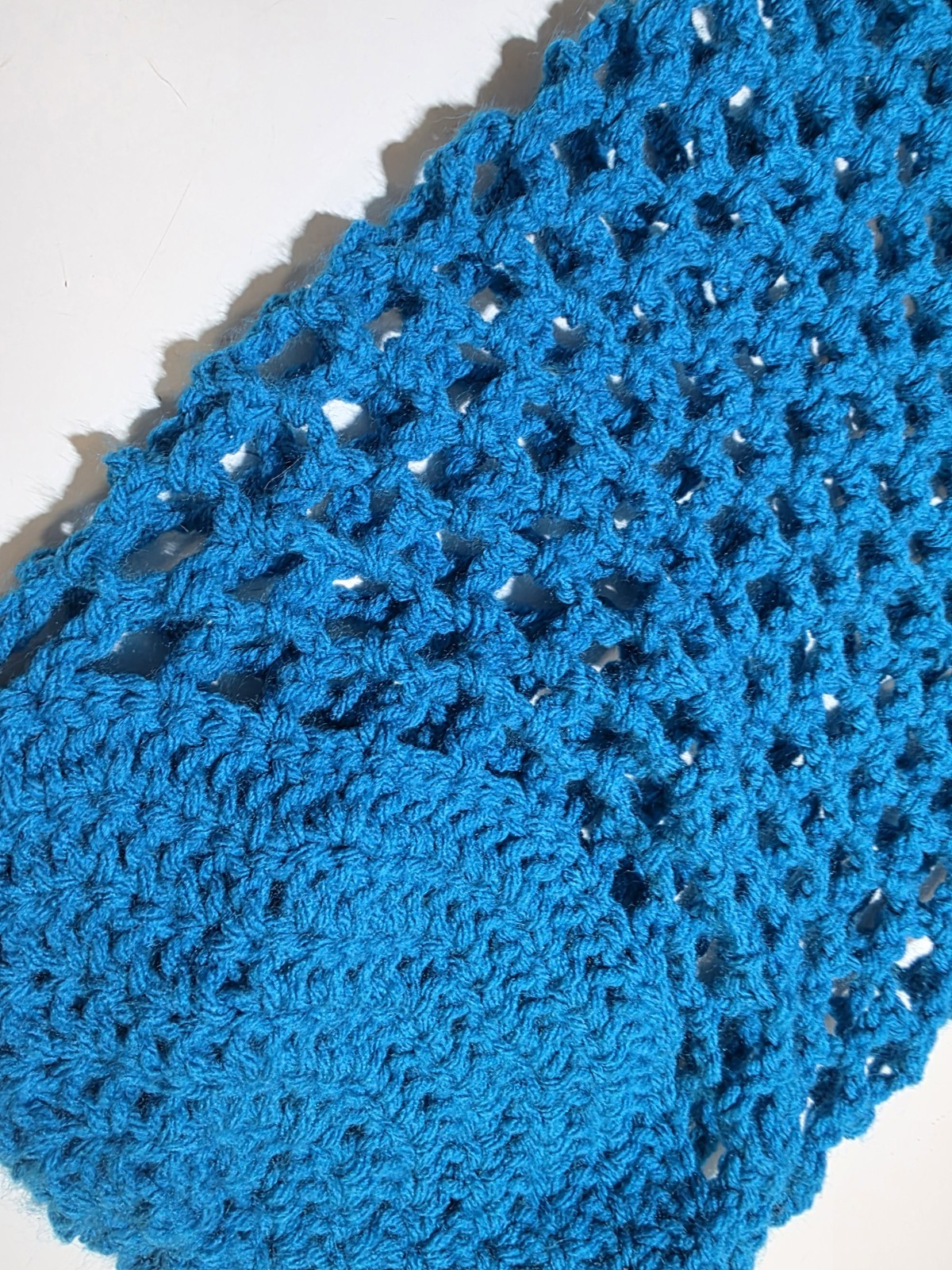 Market Reusable Tote Bag Hand Crocheted 100% Acrylic Made In USA
