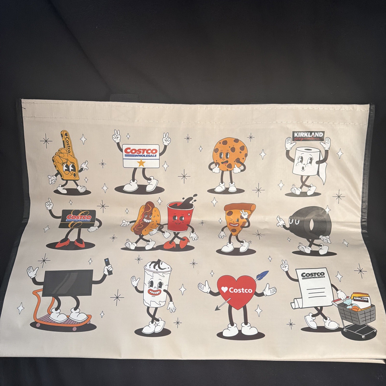 New Costco Reusable Shopping Bag Signature Japan Edition Eco Bag Retro Rare