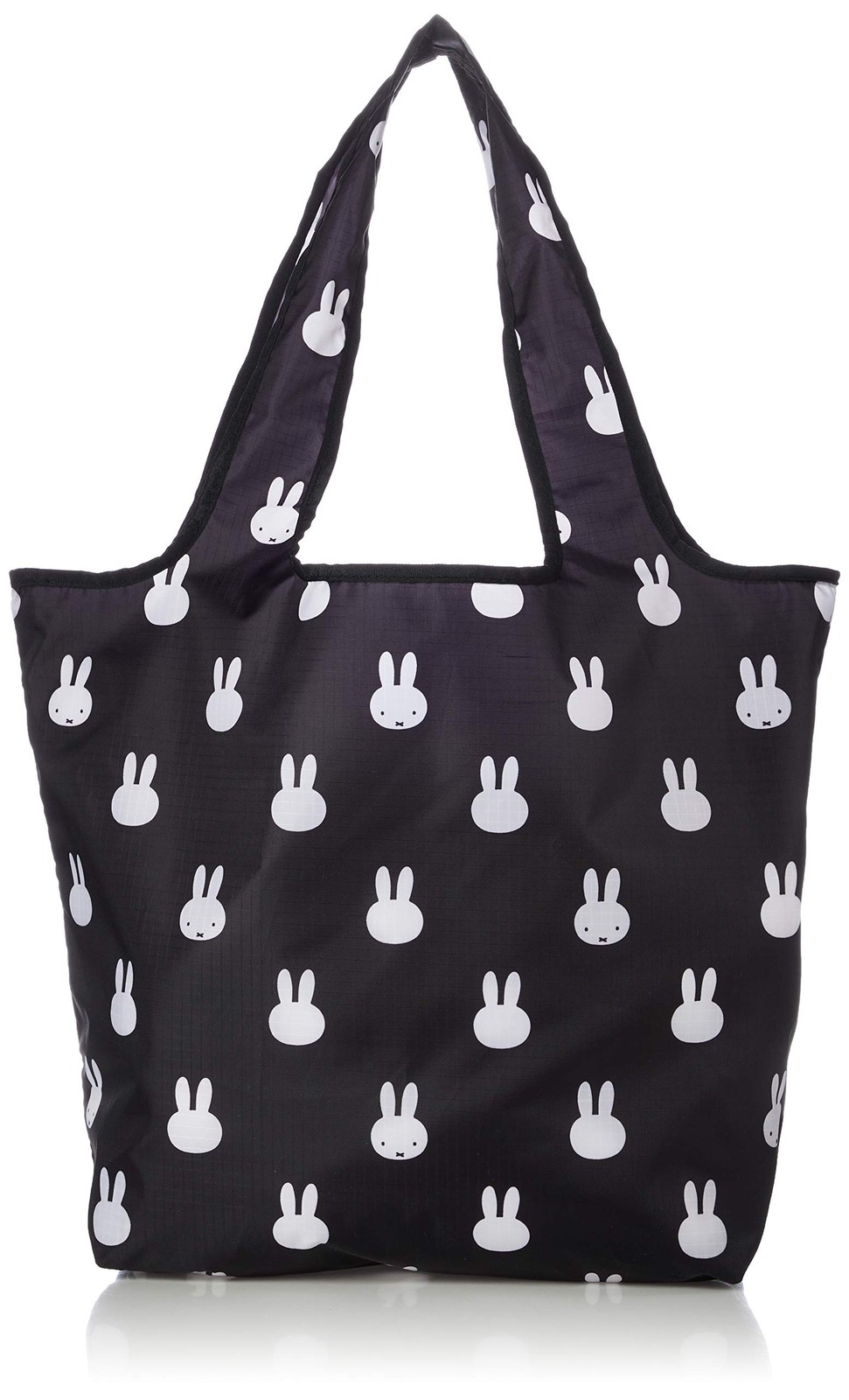 Miffy Foldable Eco Shopping Bag Black Face Reusable Tote Bag